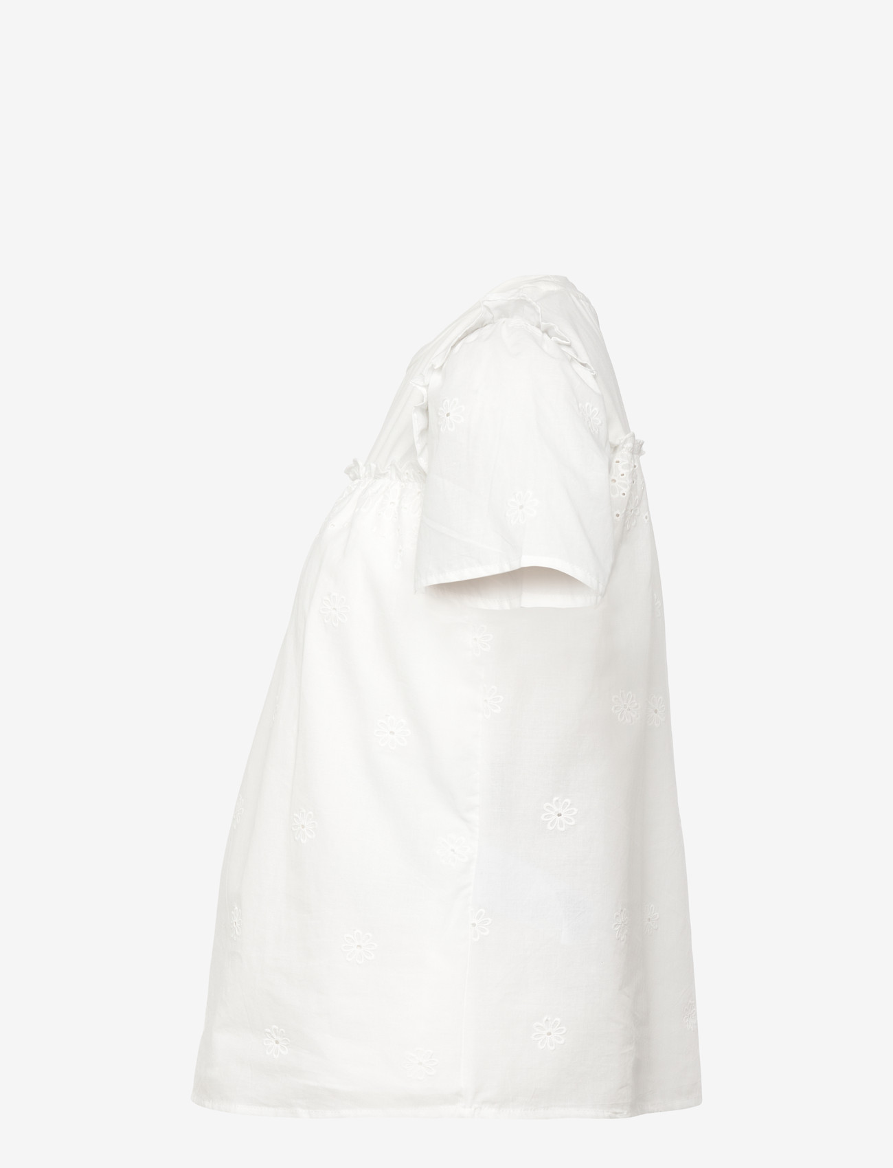 Mamalicious - MLDORA S/S WO TOP - oberteile - snow white - 2