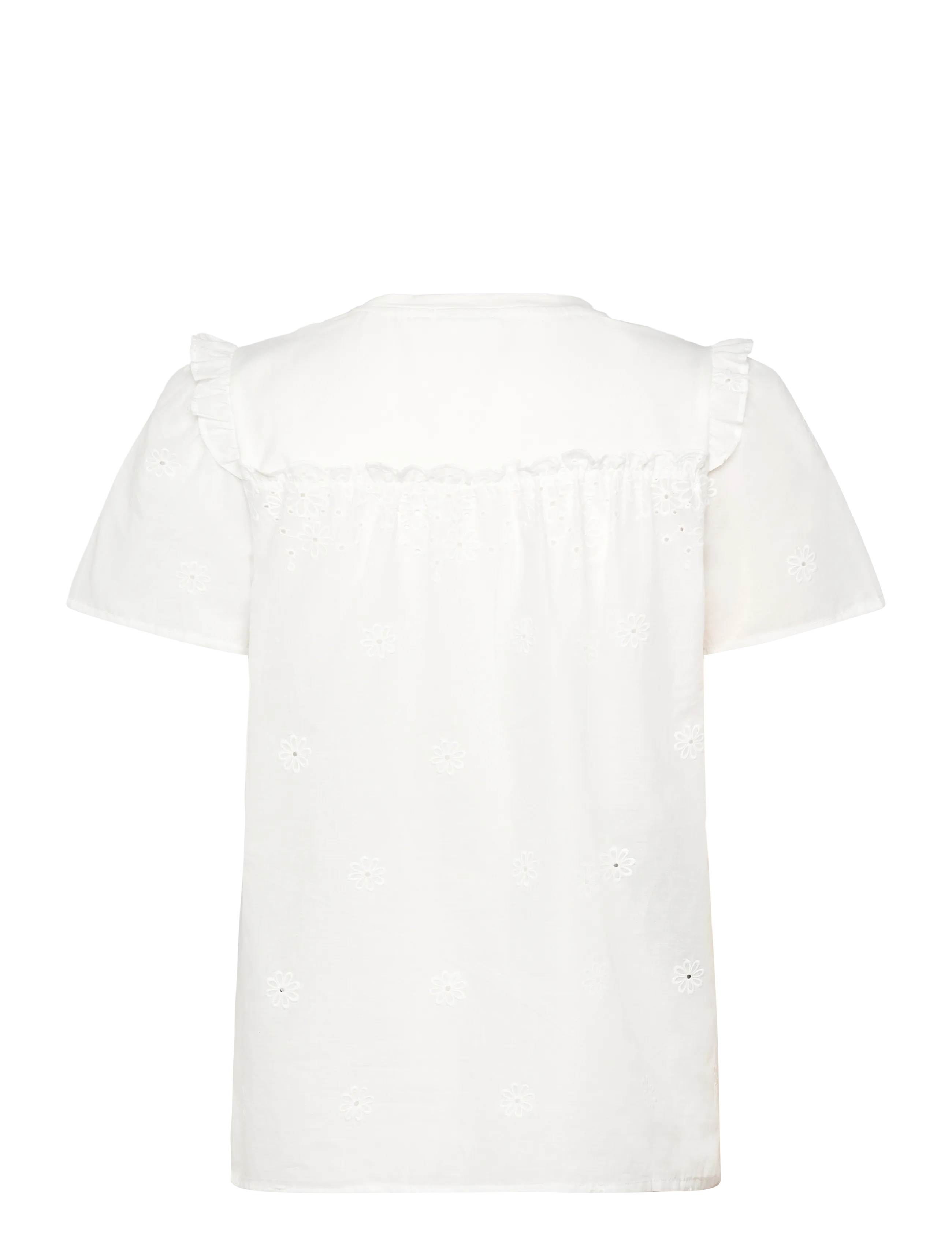 Mamalicious - MLDORA S/S WO TOP - alussärgid - snow white - 3