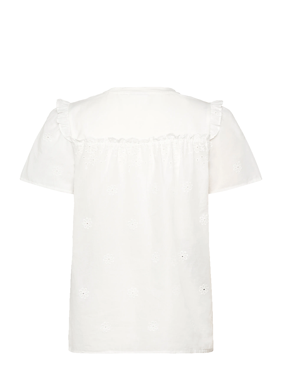 Mamalicious - MLDORA S/S WO TOP - alussärgid - snow white - 3