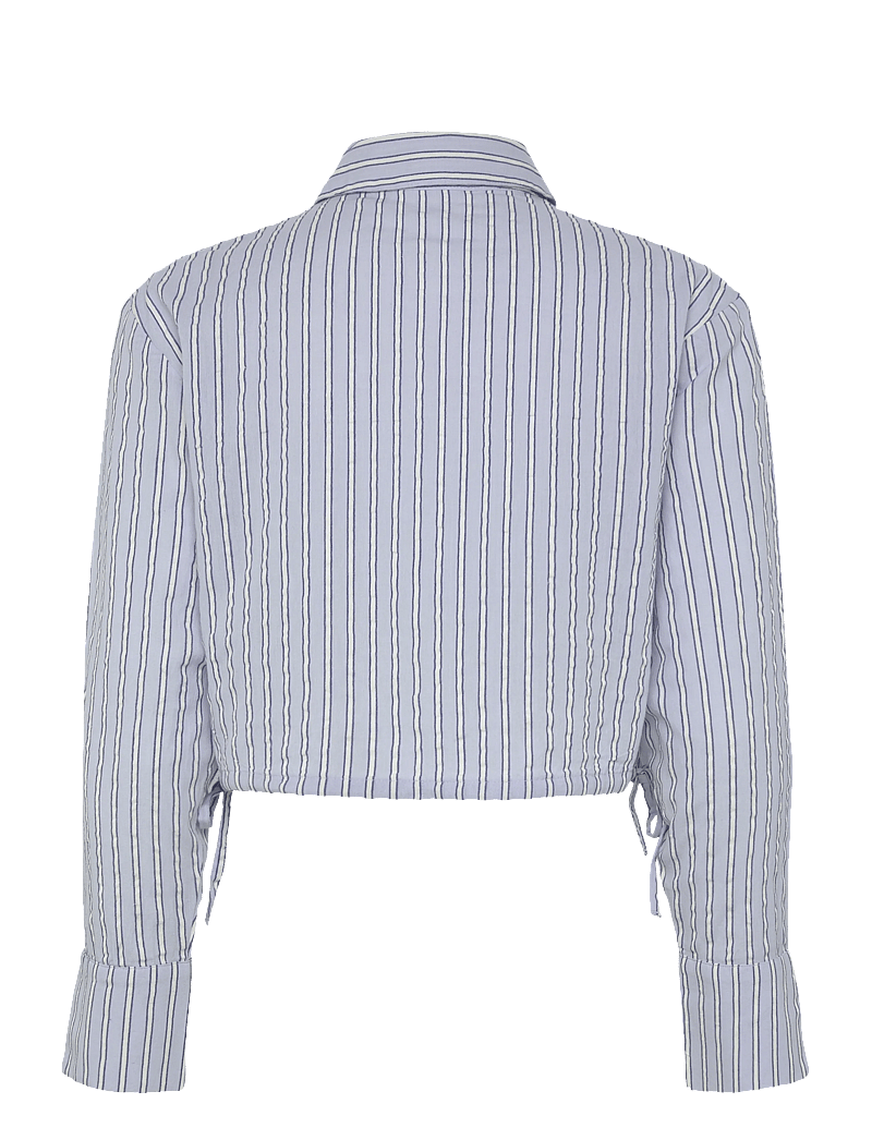 Mamalicious - MLASTA LIA L/S WO SHORT SHIRT 2F - oberteile - brunnera blue - 1