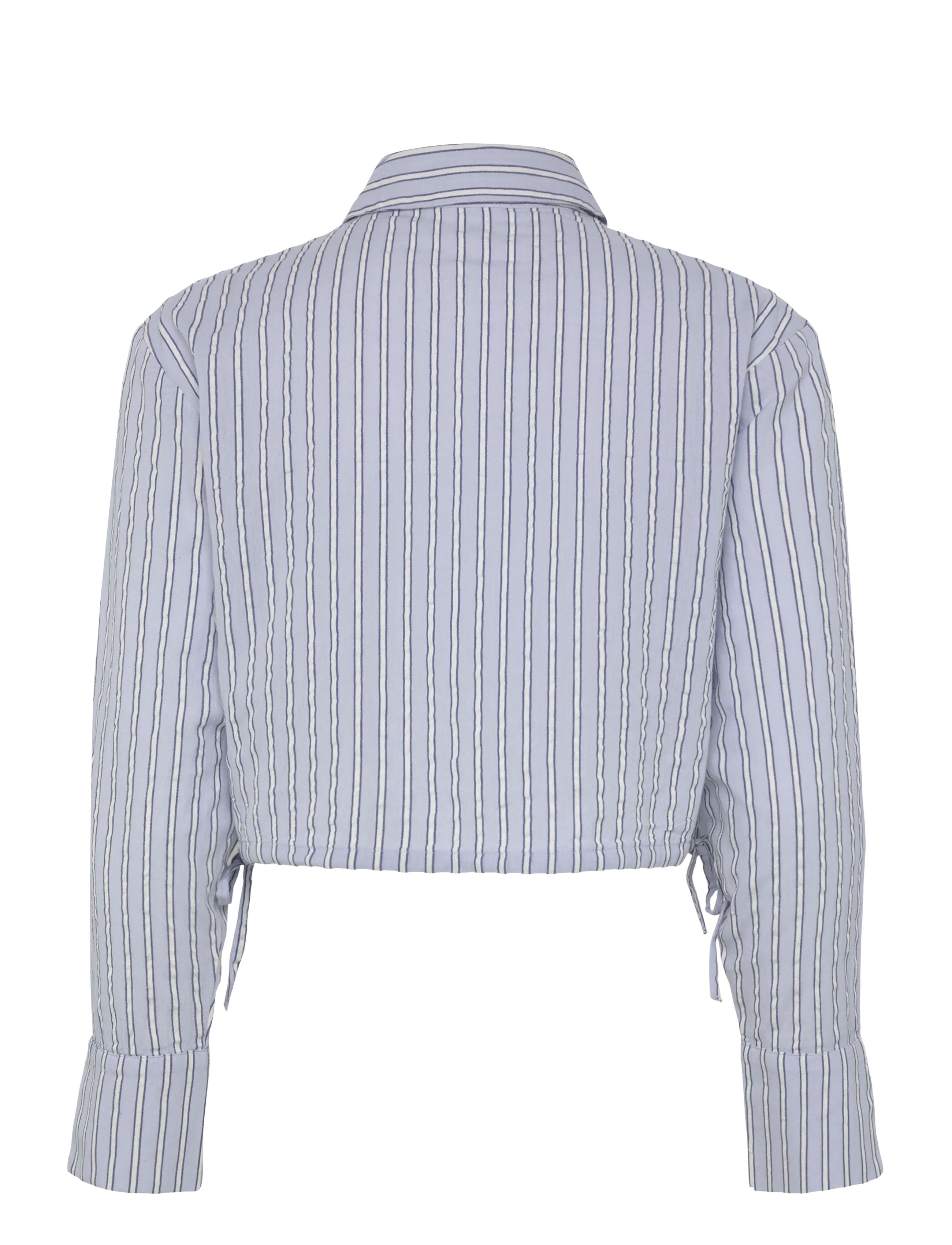 Mamalicious - MLASTA LIA L/S WO SHORT SHIRT 2F - toppar - brunnera blue - 1
