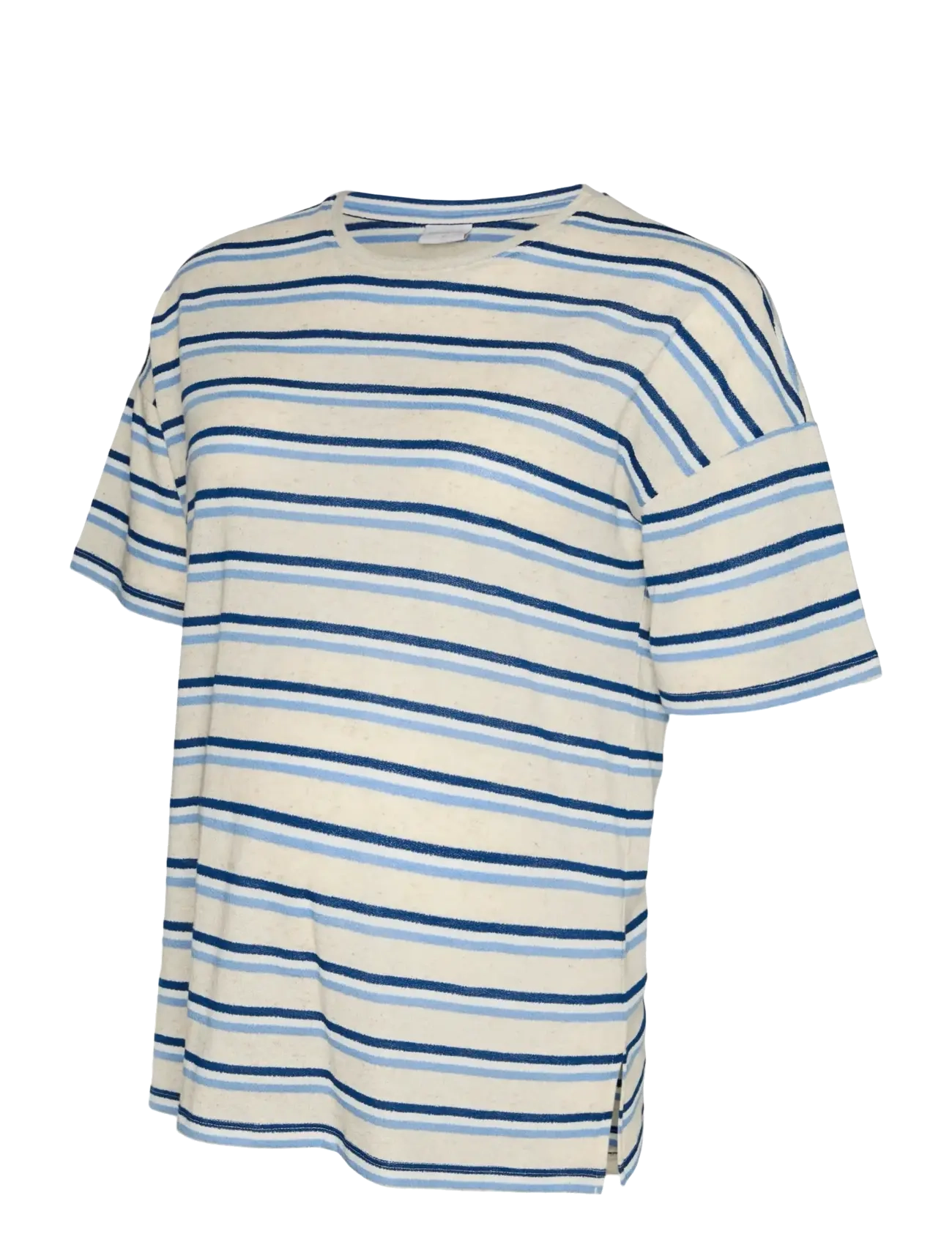 Mamalicious MLNARA VITA SS JRS TOP - Överdelar - birch - Mammakläder - BIRCH / cream