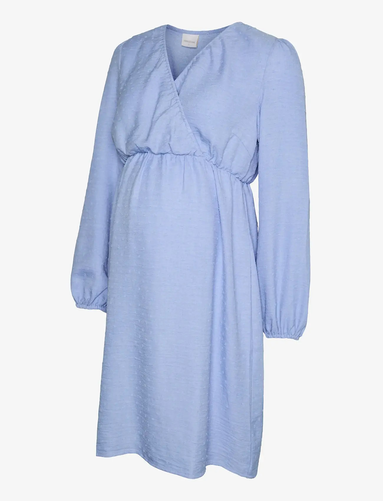 Mamalicious MLLIFINA DOBBY TESS 2/4 WO ABK DRESS 2F - Kleider - BRUNNERA BLUE / blue