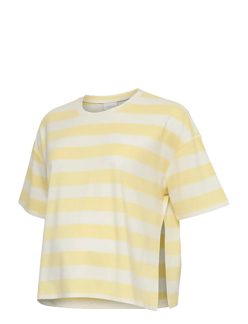 Mamalicious - MLMAY YD VITA 24 JRS SHORT TOP 2F - oberteile - snow white - 1