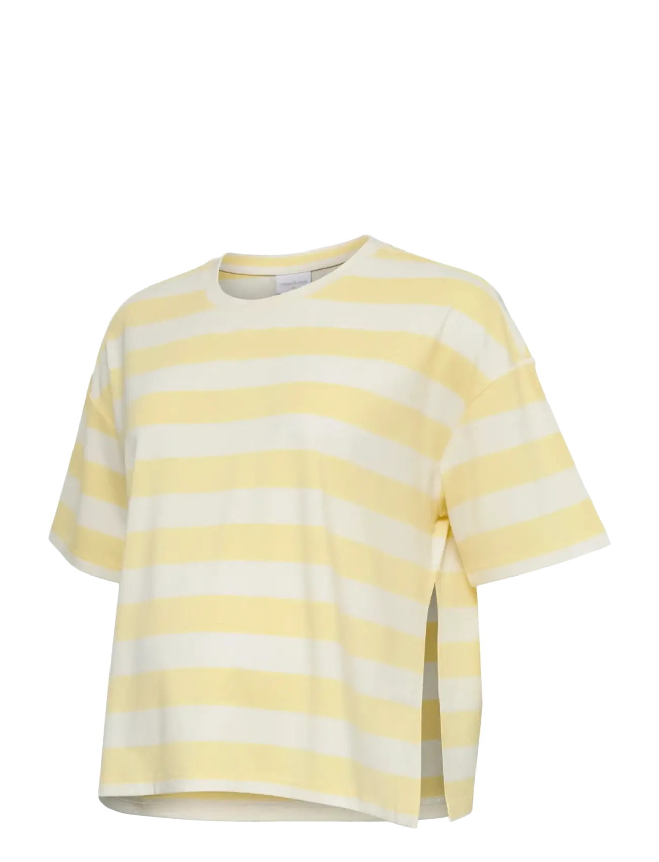 Mamalicious MLMAY YD VITA 24 JRS SHORT TOP 2F - T-shirts & tops - SNOW WHITE / multi
