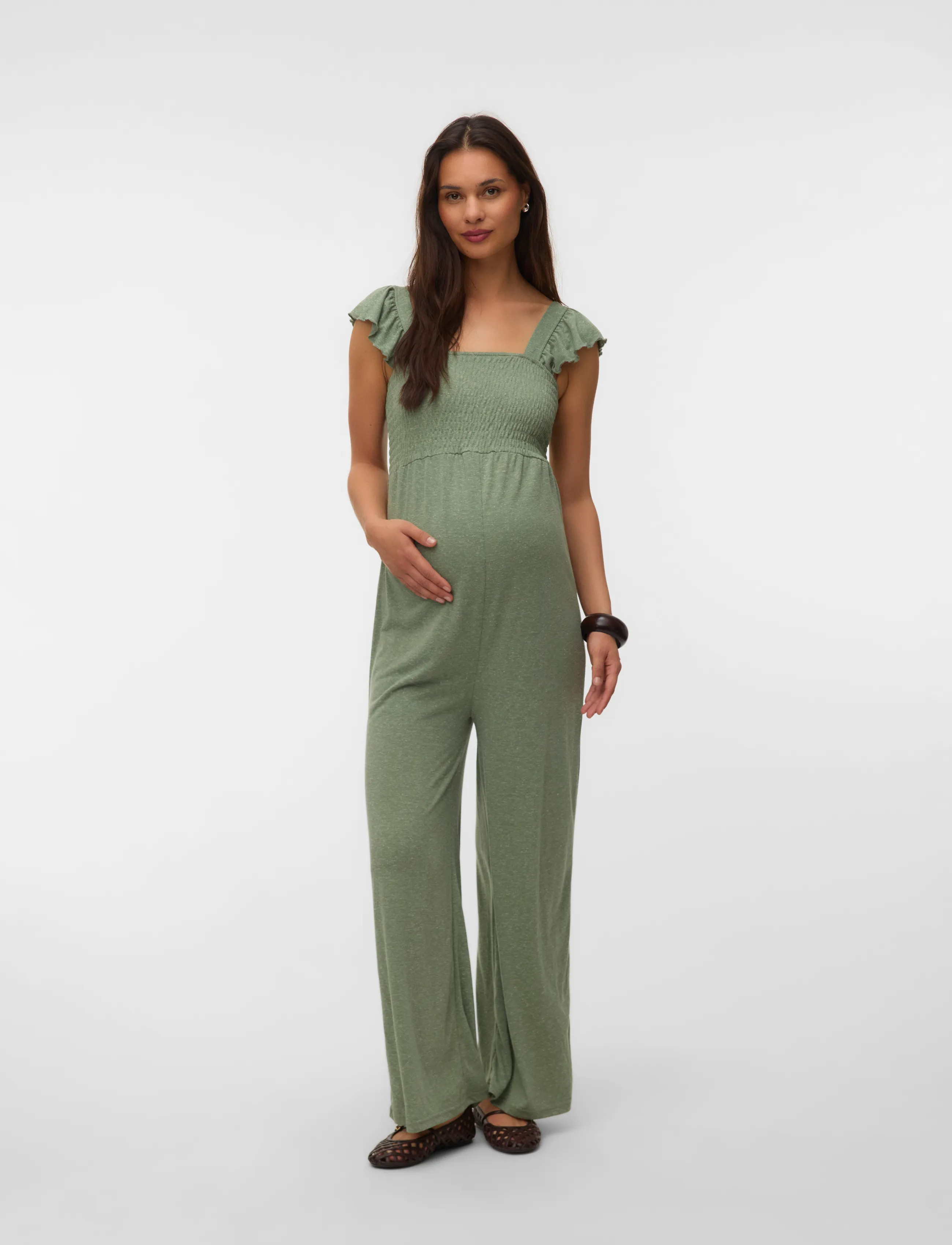 Mamalicious - MLNELLI CAP JRS JUMPSUIT - umstandsmode - sea spray - 3