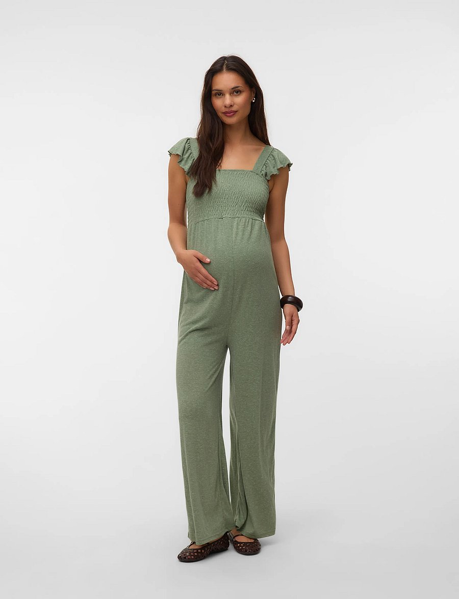 Mamalicious - MLNELLI CAP JRS JUMPSUIT - rasedate riided - sea spray - 3