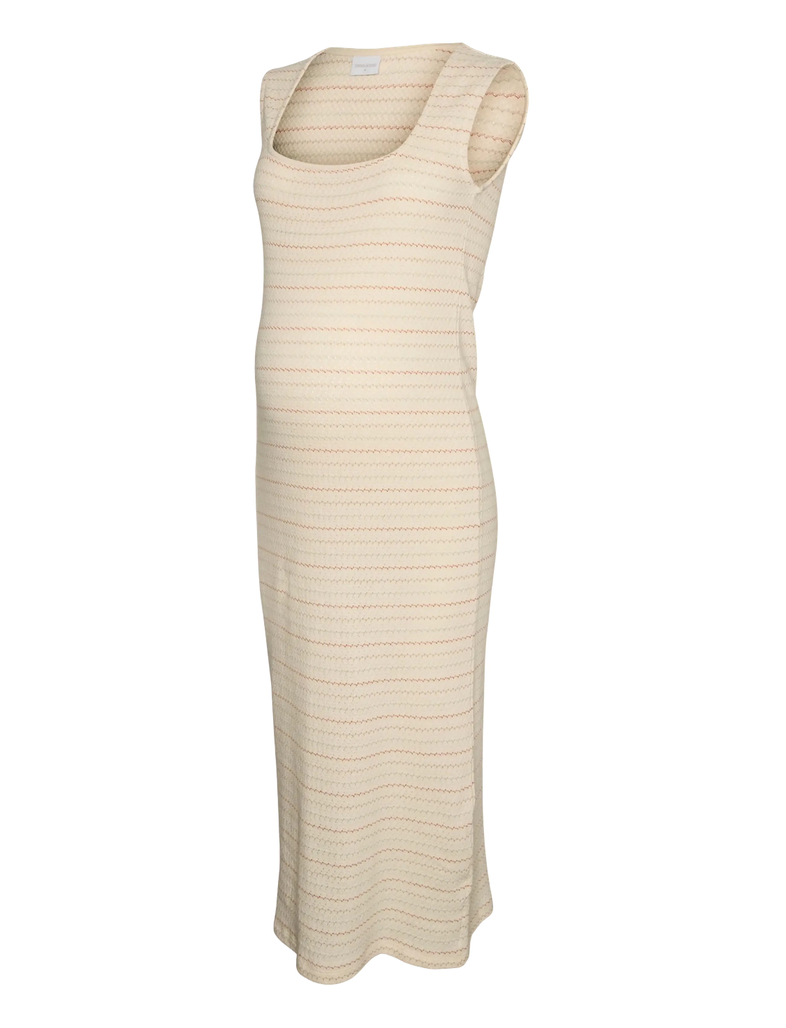Mamalicious MLSALSA SL JRS MIDI TANK DRESS - Mamalicious - BIRCH / cream