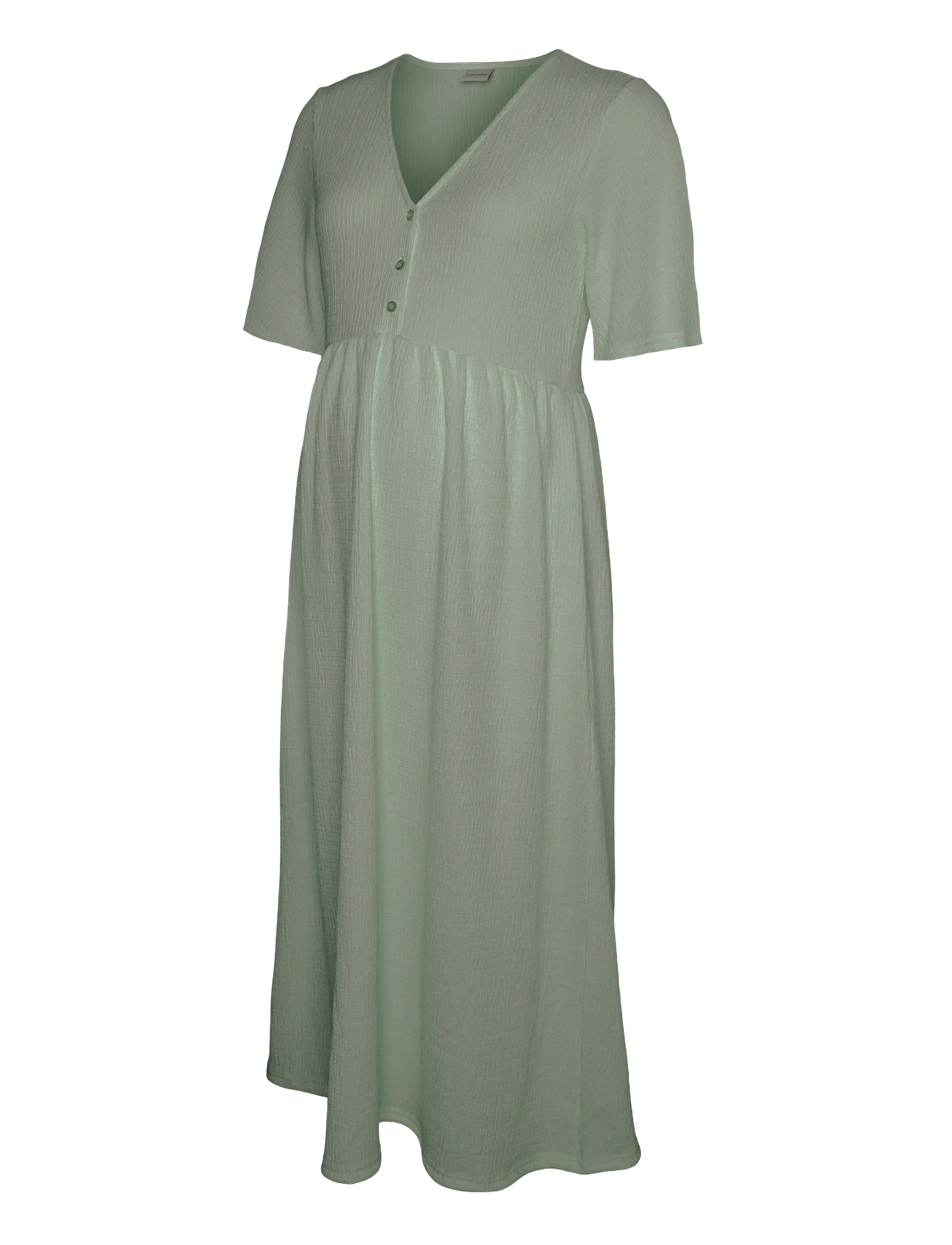 Mamalicious MLJANA LIA 24 JRS MIDI DRESS 2F - Kleidid - SEA SPRAY / green