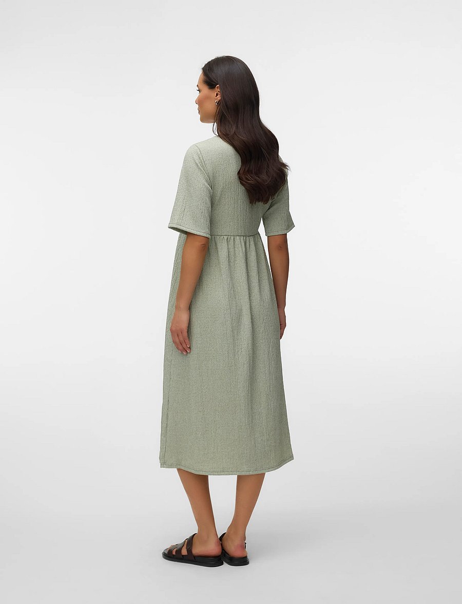 Mamalicious - MLJANA LIA 24 JRS MIDI DRESS 2F - sommerkleider - sea spray - 2