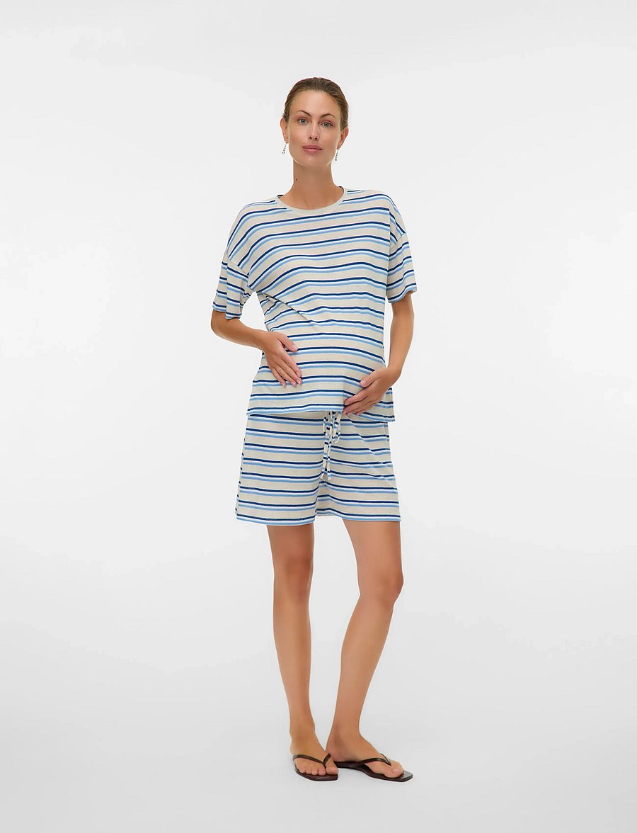 Mamalicious - MLNARA WIDE JRS SHORTS - casual shorts - birch - 3