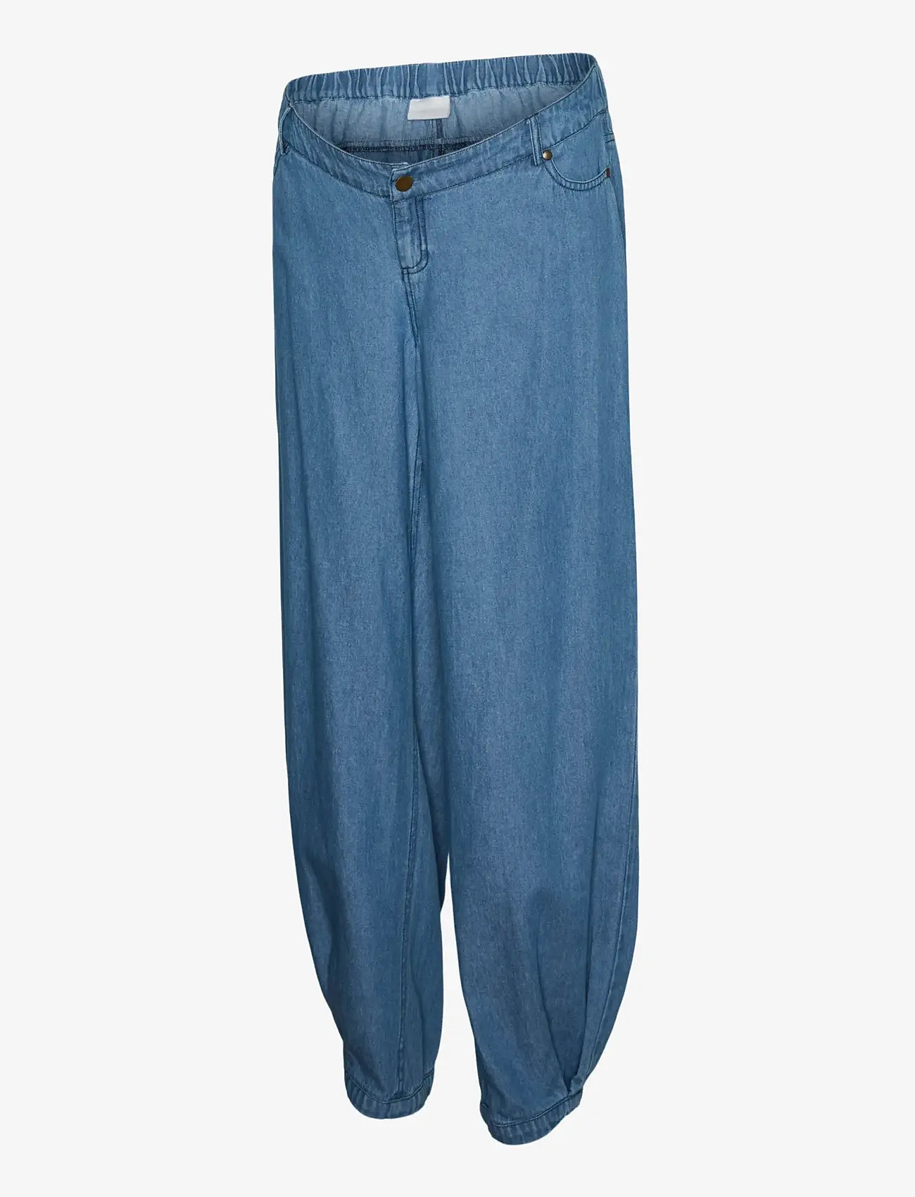 Mamalicious - MLJAMAICA BARREL WIDE JEANS - barrel lõikega teksad - medium blue denim - 0