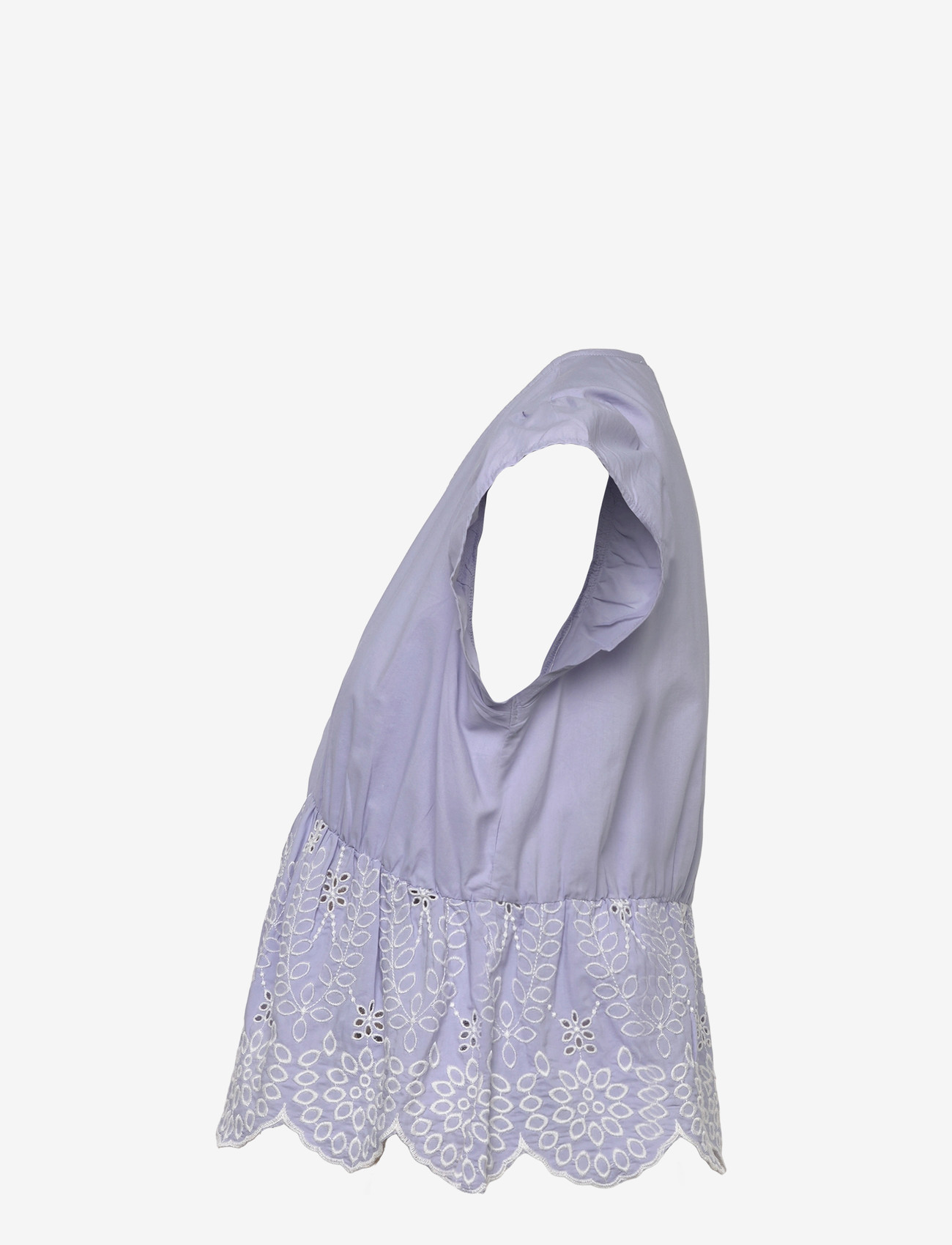 Mamalicious - MLSIENNA SHORT CAP WO TOP - short-sleeved blouses - brunnera blue - 2