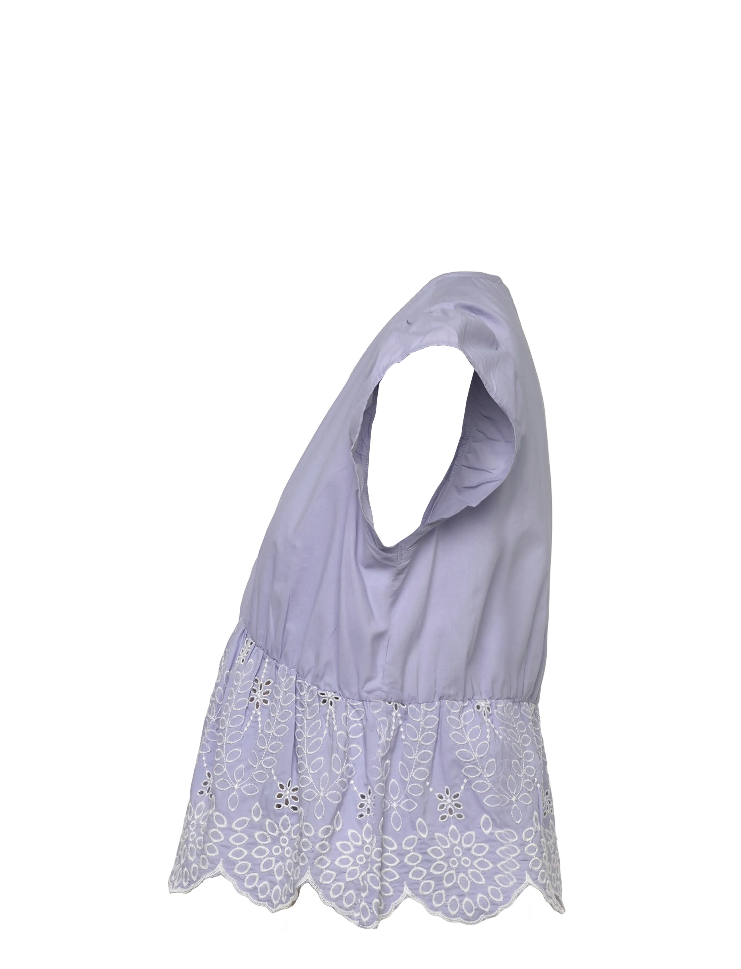Mamalicious - MLSIENNA SHORT CAP WO TOP - lühikeste varrukatega pluusid - brunnera blue - 2