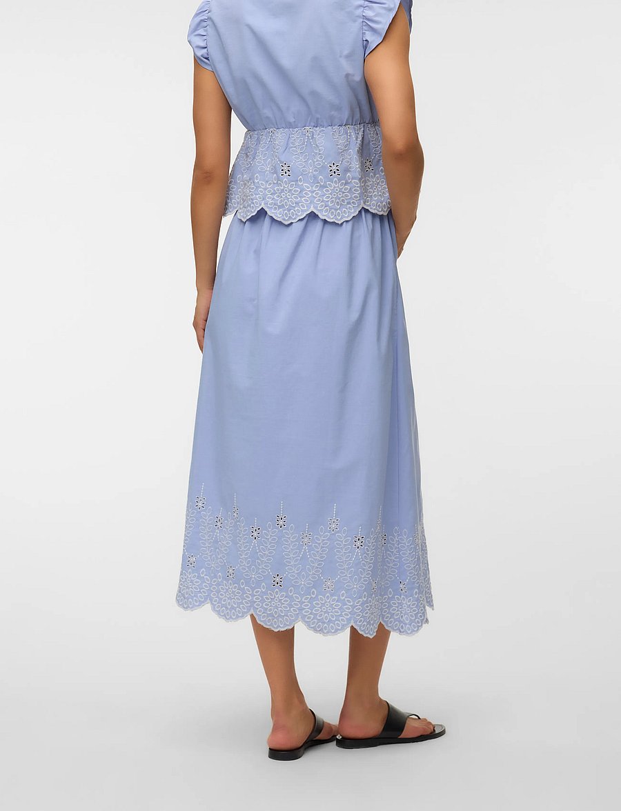 Mamalicious - MLSIENNA WO MAXI SKIRT - hosen - brunnera blue - 2