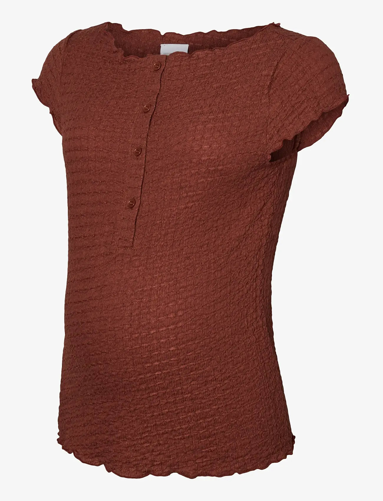 Mamalicious - MLADINE LIA CAP JRS TOP 2F - overdele - mahogany - 1