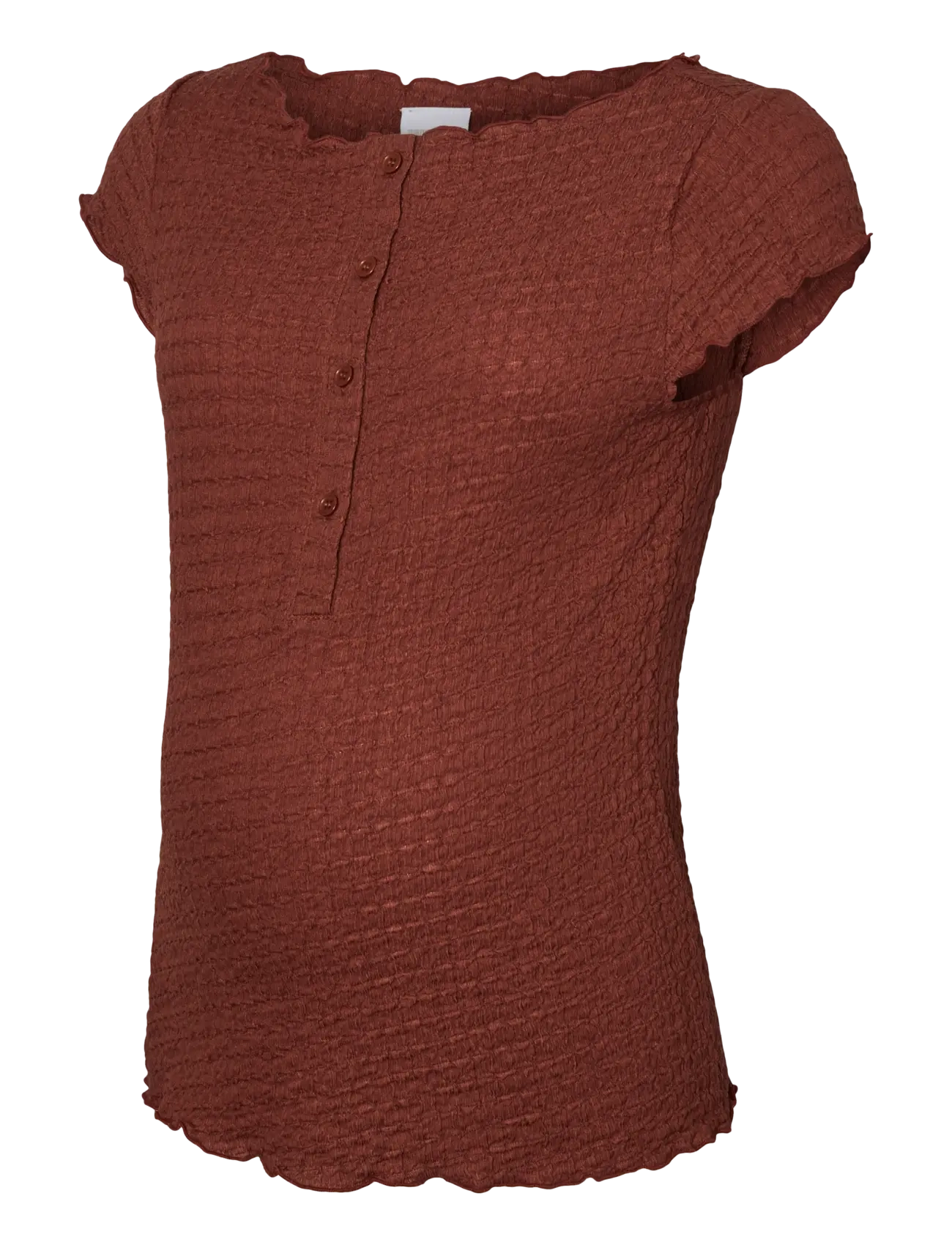 Mamalicious MLADINE LIA CAP JRS TOP 2F - Uus - MAHOGANY / burgundy