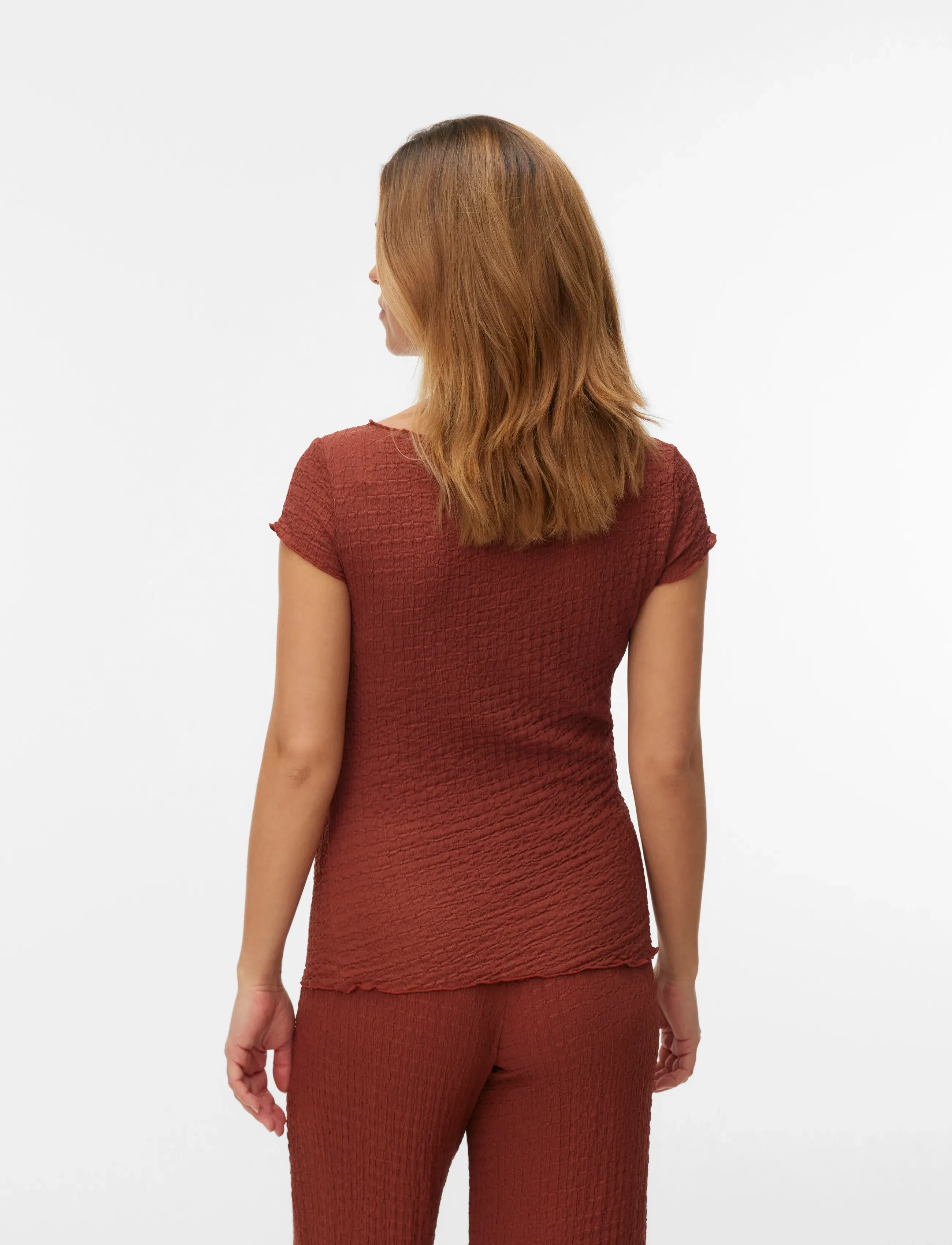 Mamalicious - MLADINE LIA CAP JRS TOP 2F - tops - mahogany - 2