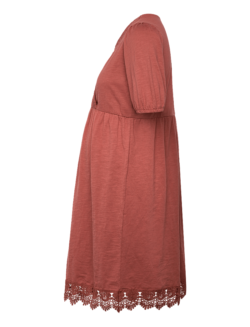 Mamalicious - MLALISA TESS ABK 24 JRS DRESS 2F - sommerkleider - mahogany - 1