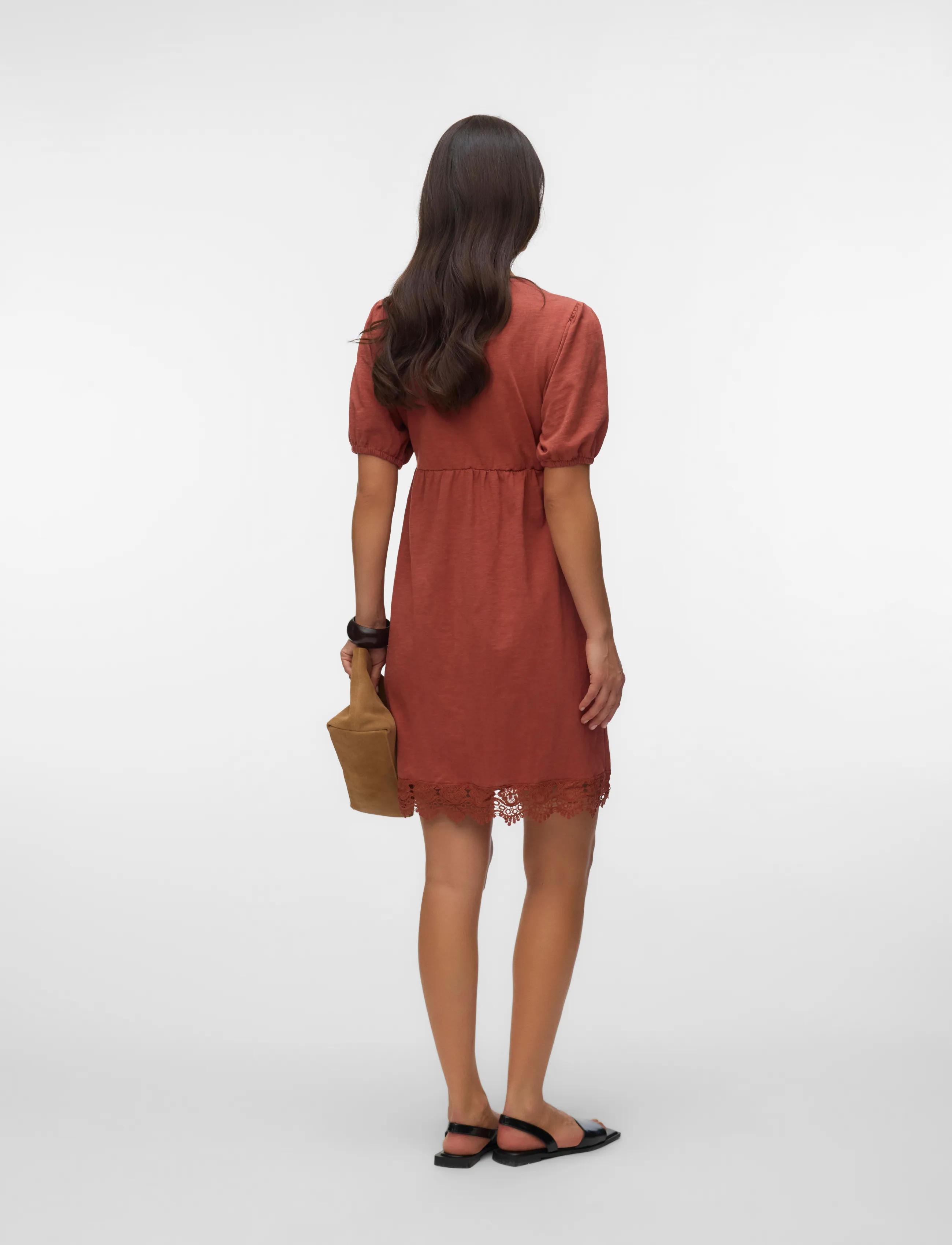 Mamalicious - MLALISA TESS ABK 24 JRS DRESS 2F - suvekleidid - mahogany - 4