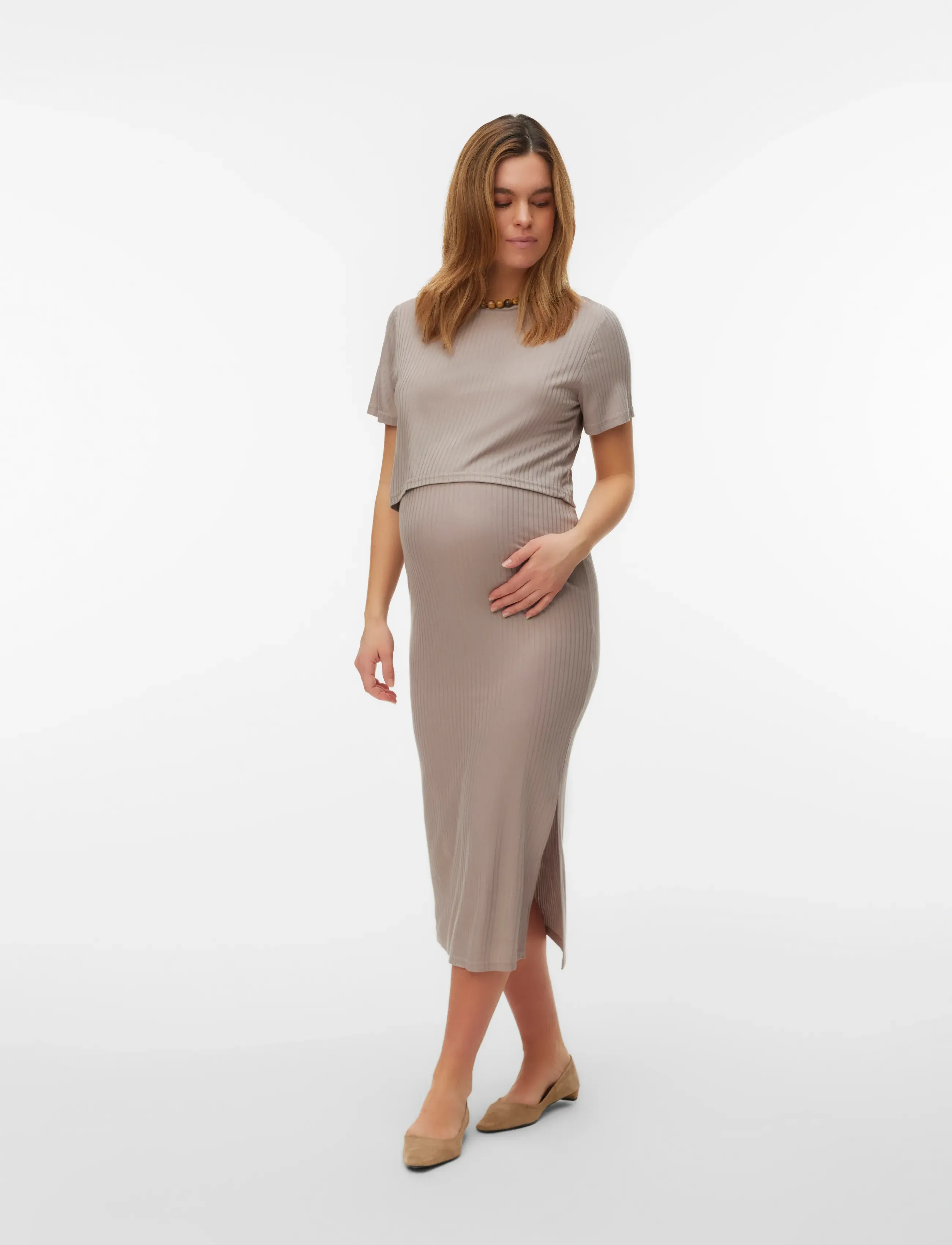 Mamalicious - MLTRINITY JRS AL SKIRT HW - moon rock - 3
