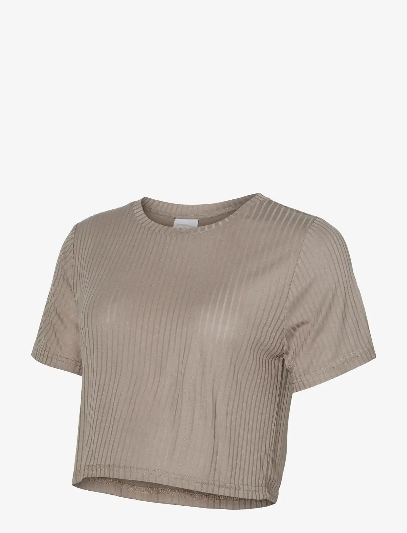 Mamalicious - MLTRINITY SS JRS CROP TOP - oberteile - moon rock - 1