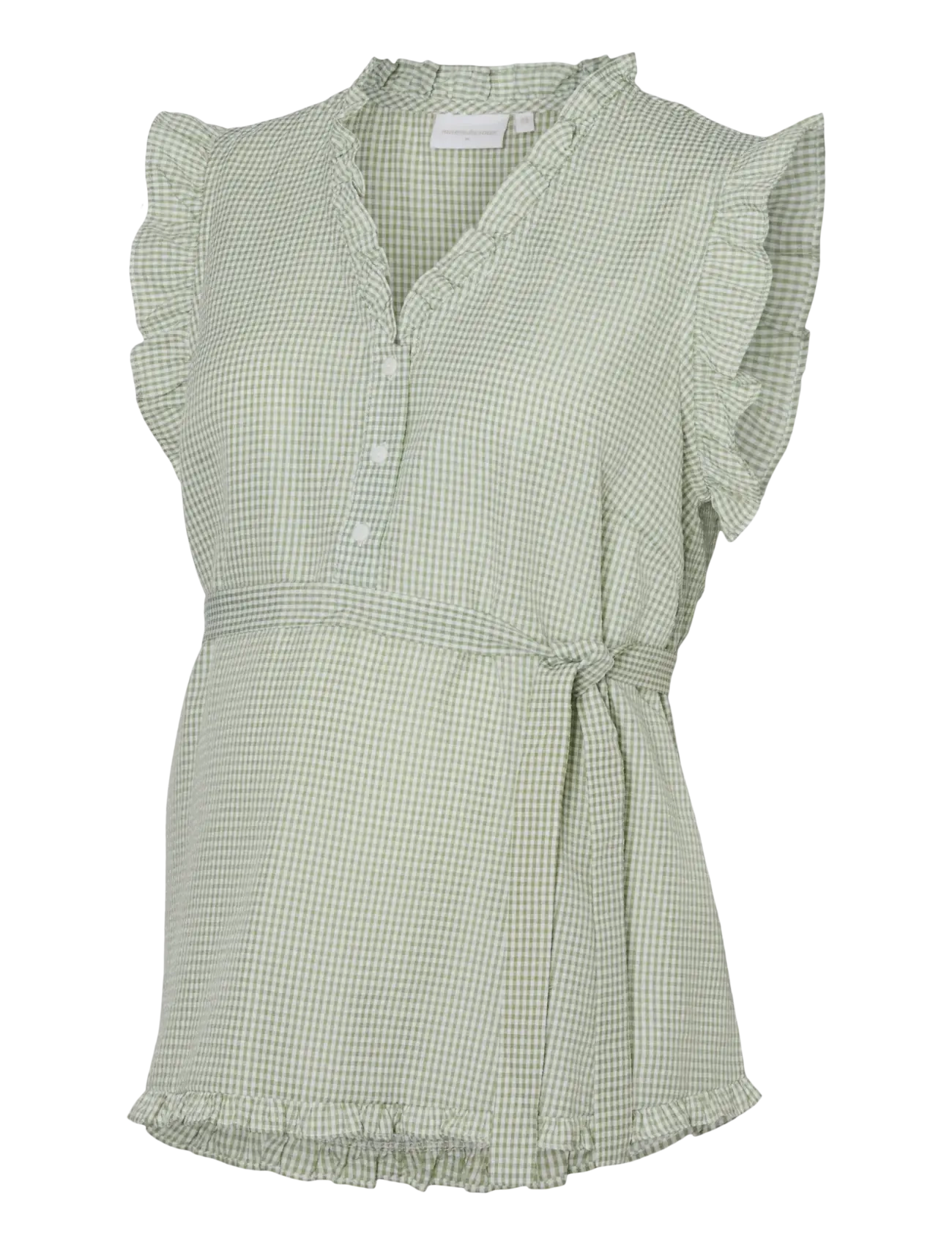 Mamalicious - MLEMS LIA S/L WO 2F - varrukateta pluusid - jade green - 0