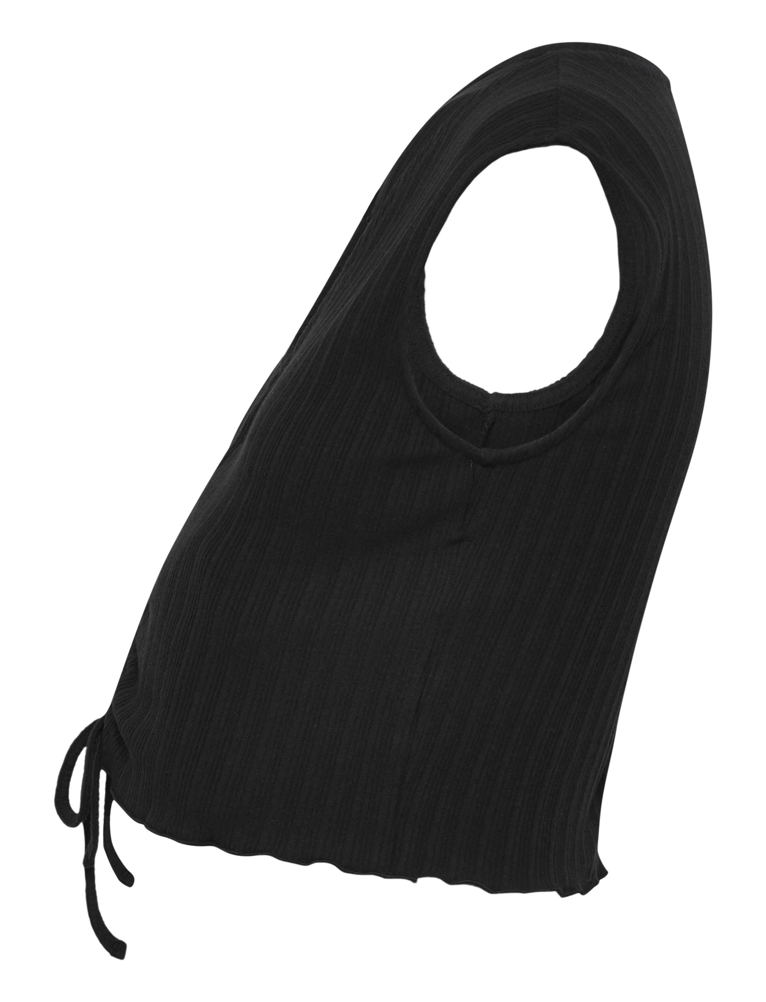 Mamalicious - MLHATHA SL CROP JRS TOP - oberteile - black - 2
