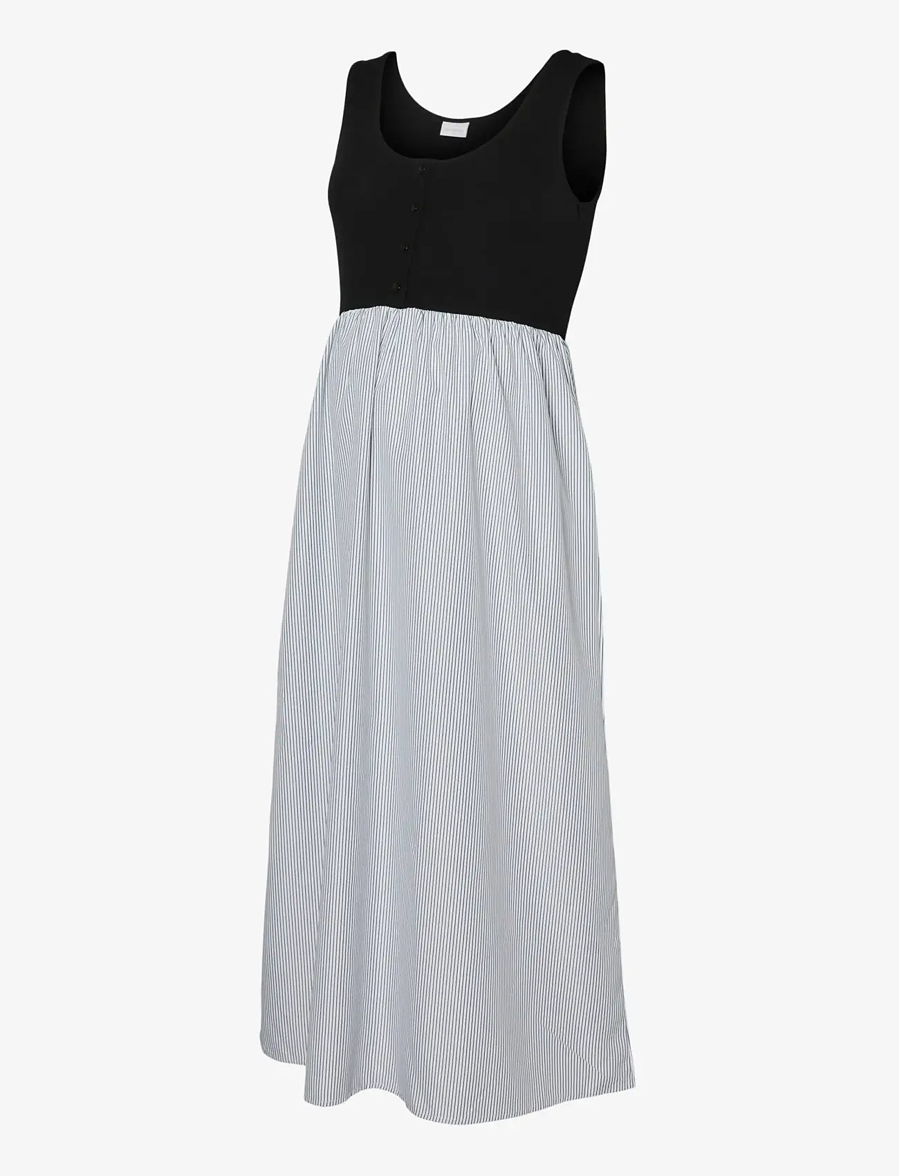 Mamalicious - MLJOELLE LIA SL MIDI MIX DRESS 2F - midikleidid - black - 1