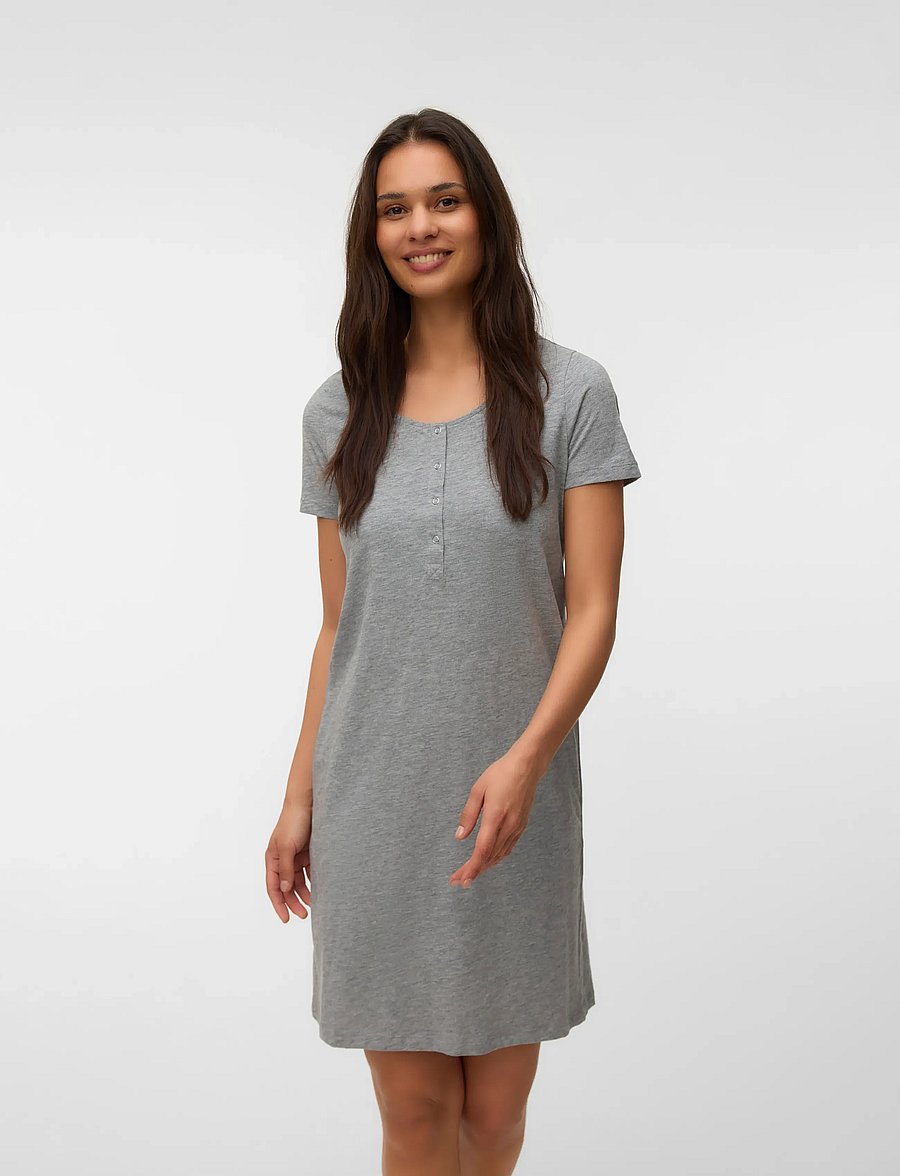 Mamalicious - MLMIRA JRS NIGHTGOWN 2F 2-P NOOS - undertøj - chalk pink - 5