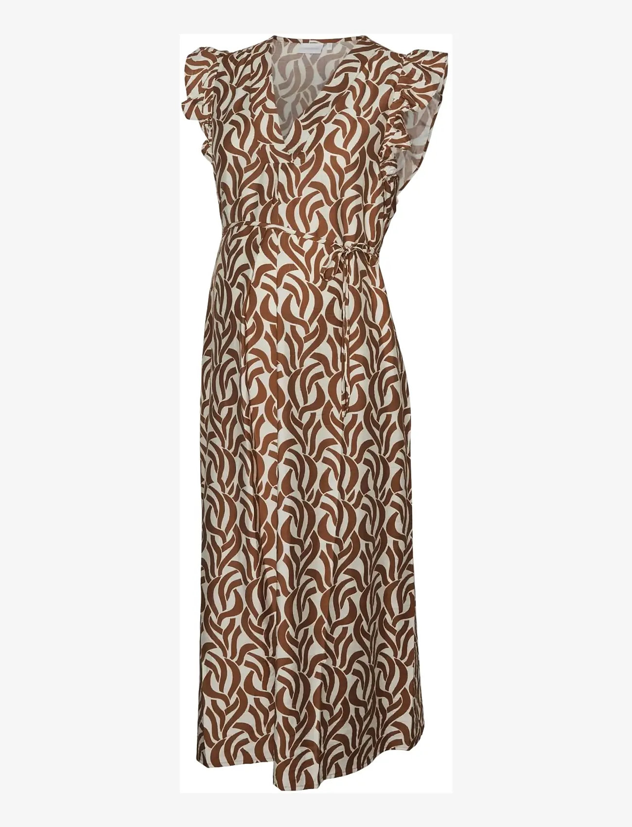 Mamalicious - MLGLORIA CAP WO MIDI DRESS - vidutinio ilgio suknelės - snow white - 0