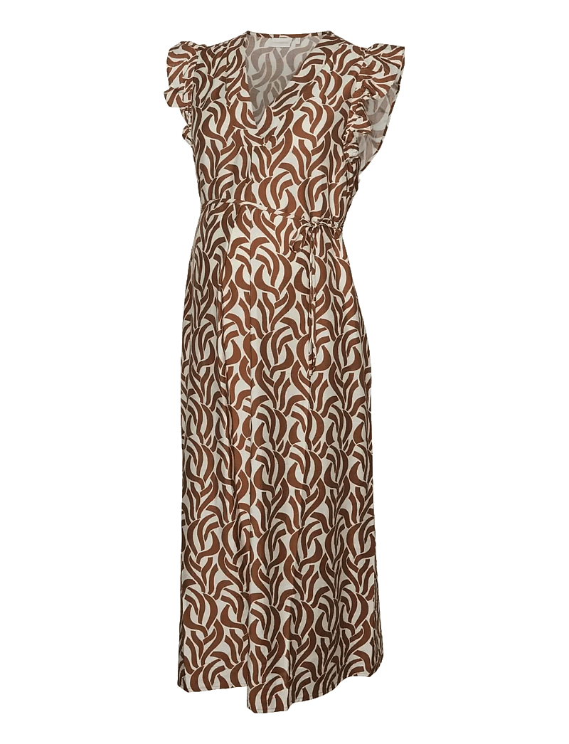 Mamalicious - MLGLORIA CAP WO MIDI DRESS - vidutinio ilgio suknelės - snow white - 0