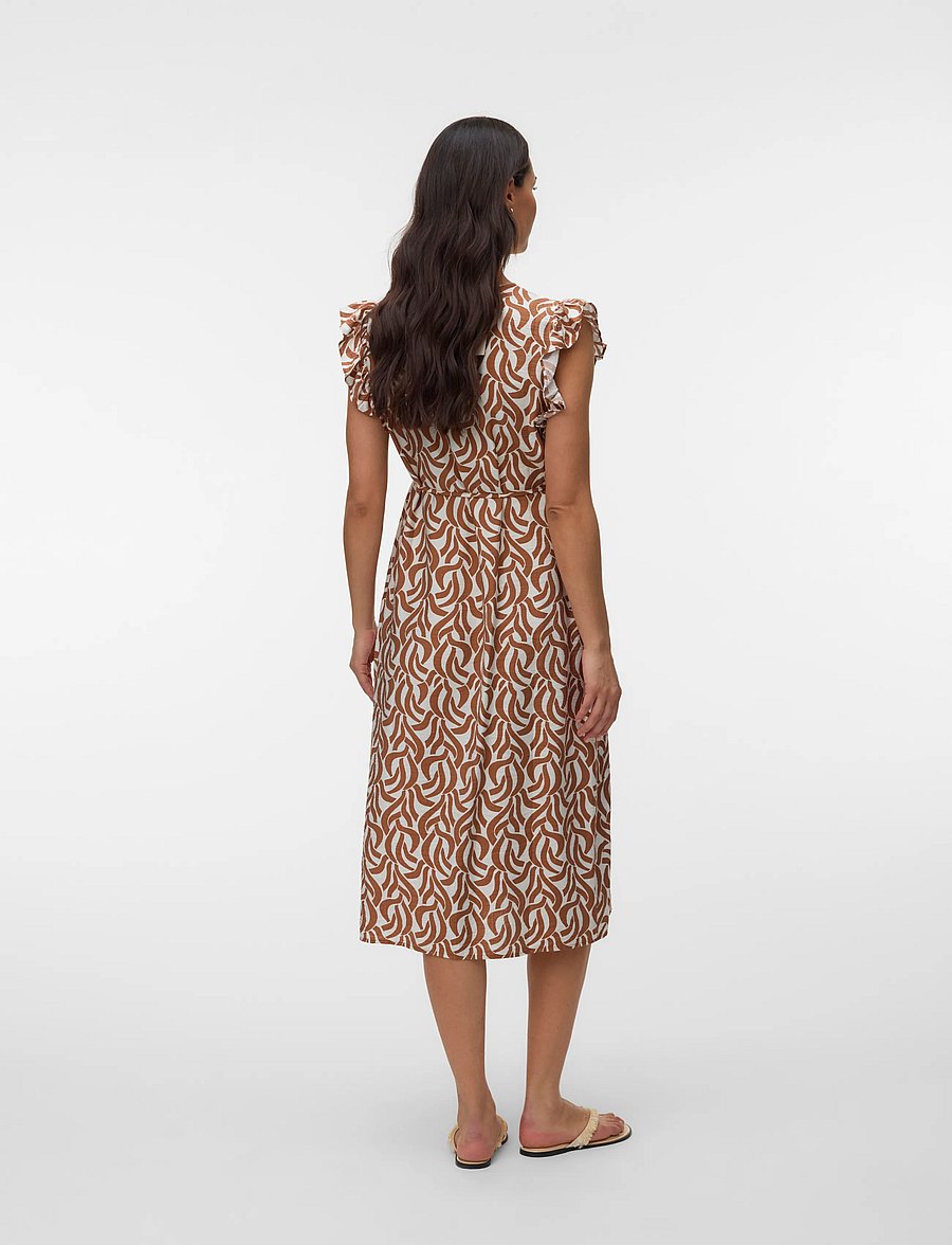 Mamalicious - MLGLORIA CAP WO MIDI DRESS - midikleidid - snow white - 2