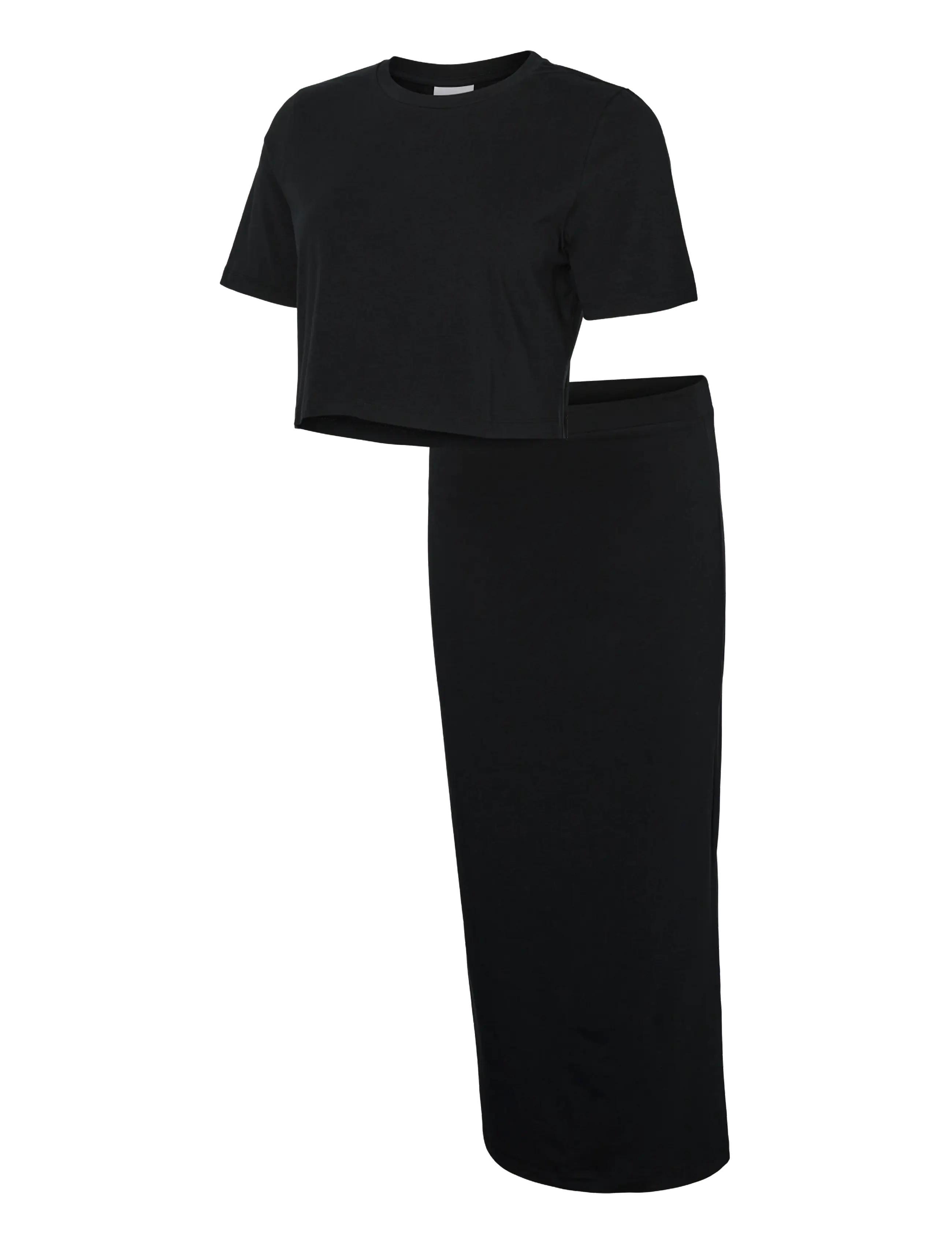 Mamalicious MLKERRIE TOP & SKIRT JRS SET NOOS - Umstandsmode - BLACK / black
