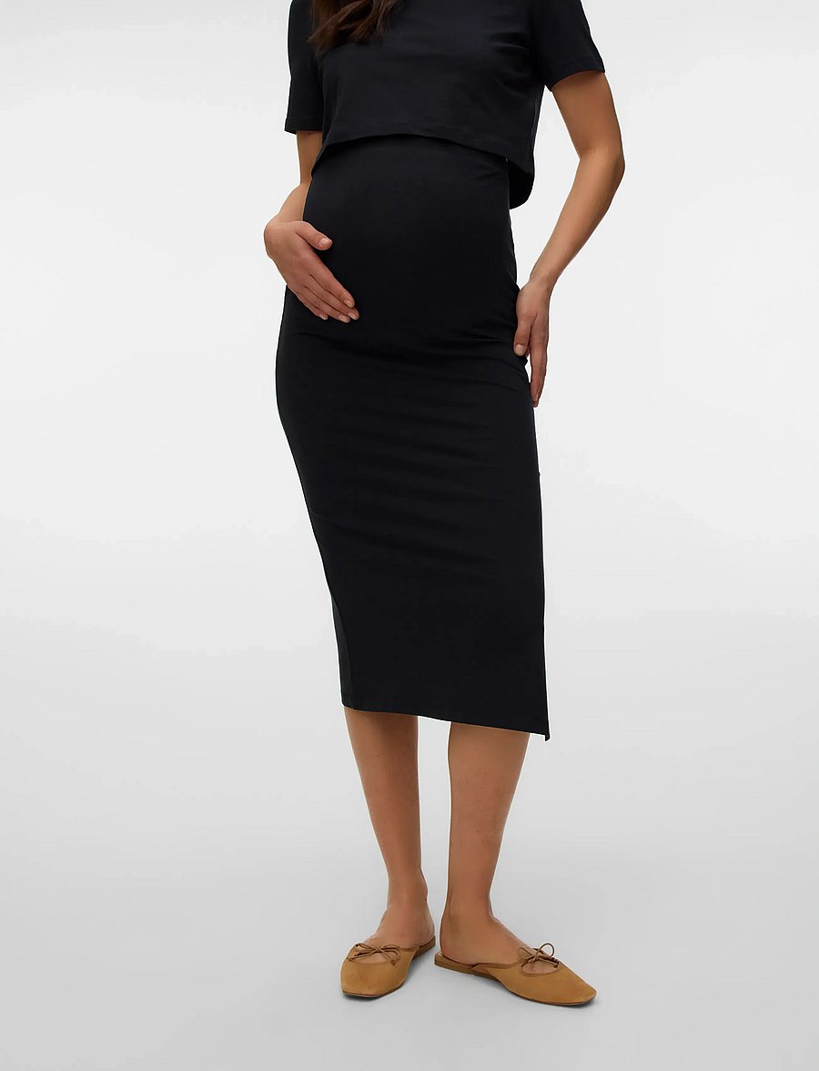 Mamalicious - MLKERRIE TOP & SKIRT JRS SET - hosen - black - 4
