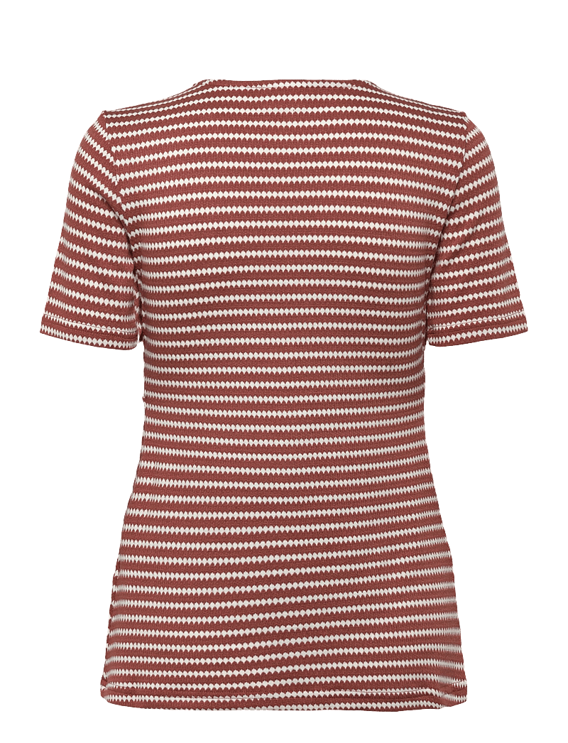 Mamalicious - MLBARBARA TESS SS JRS TOP 2F - tops - mahogany - 1