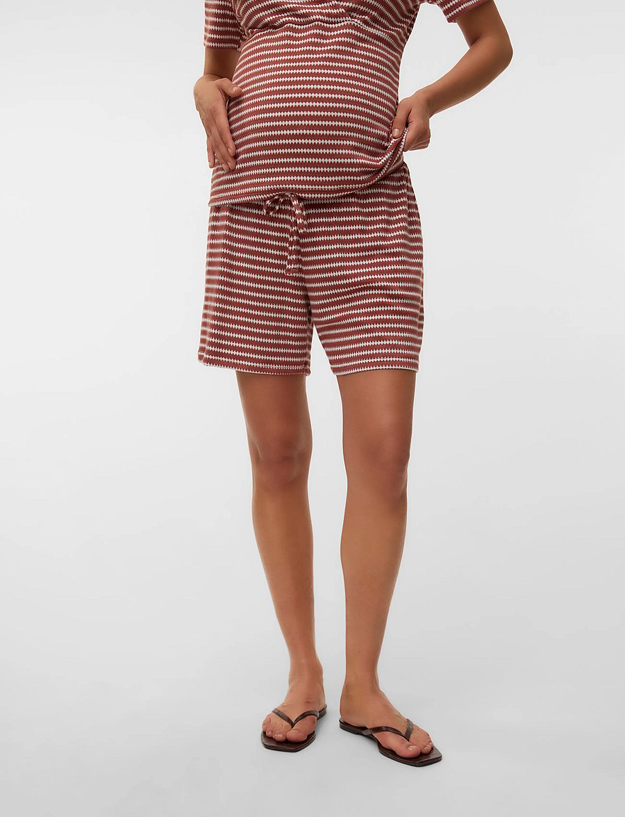 Mamalicious - MLBARBARA JRS SHORTS - underdele - mahogany - 0