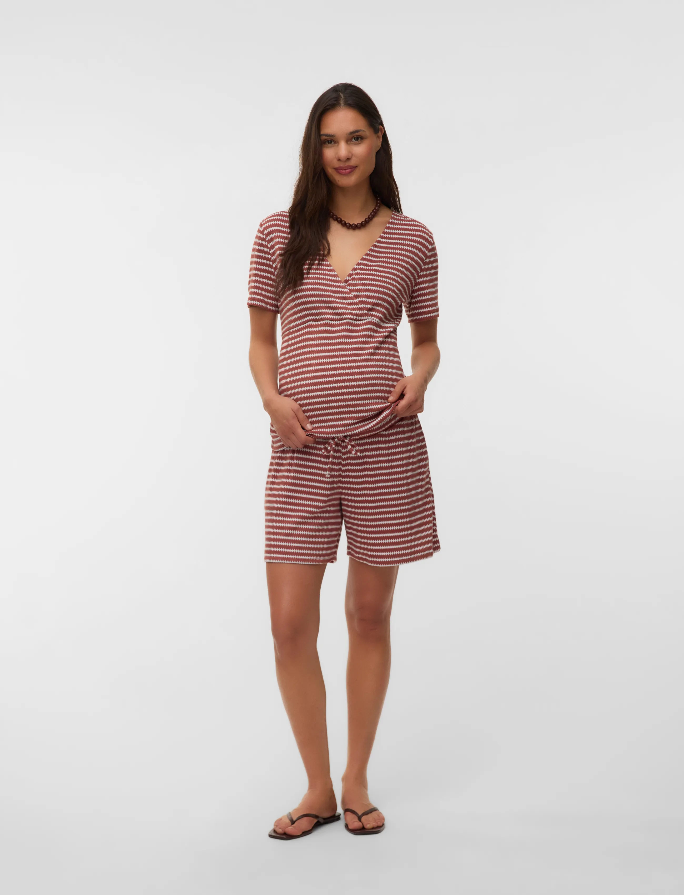 Mamalicious - MLBARBARA JRS SHORTS - mahogany - 3