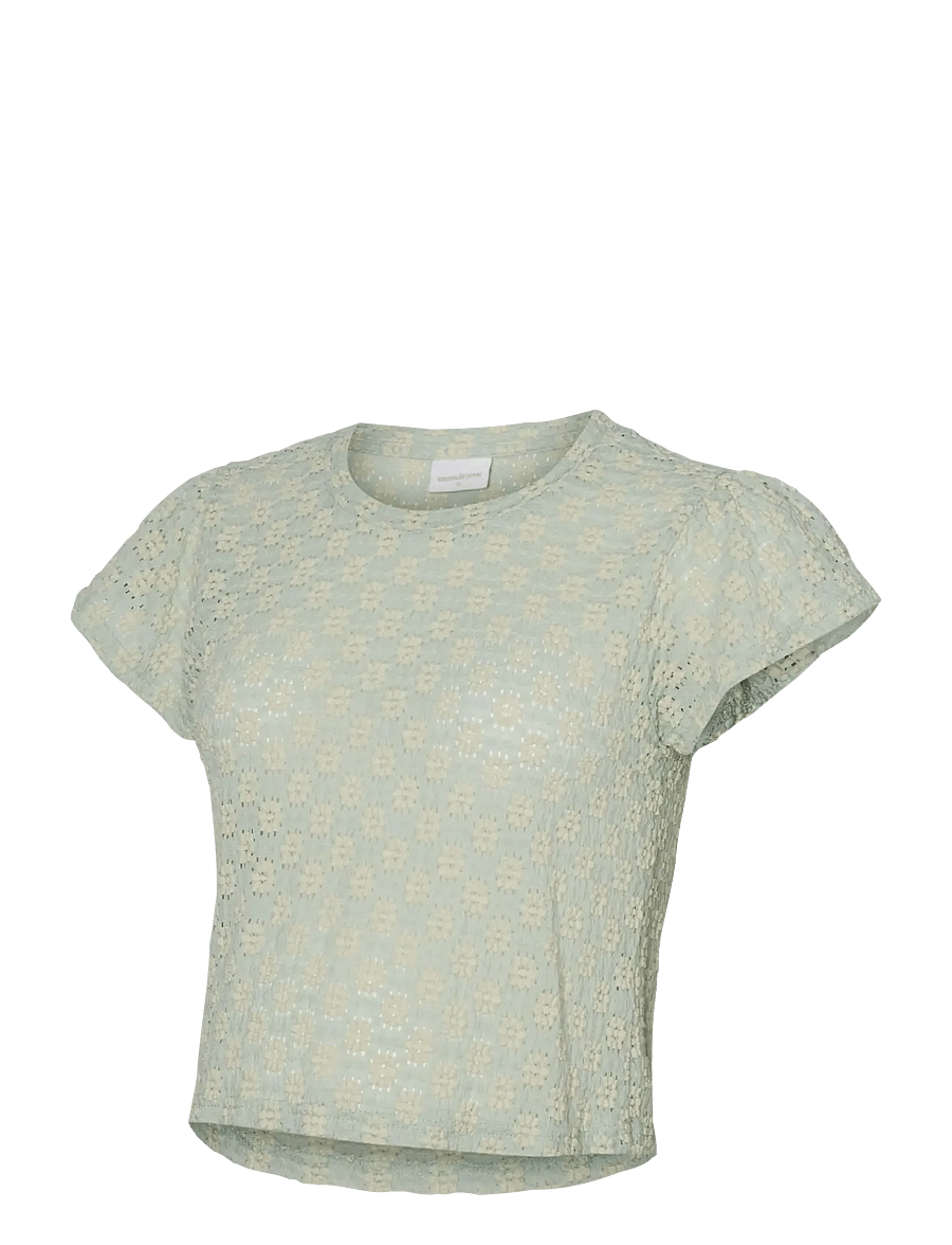 Mamalicious - MLBLOOMY CAP JRS CROP TOP - topid - jadeite - 1