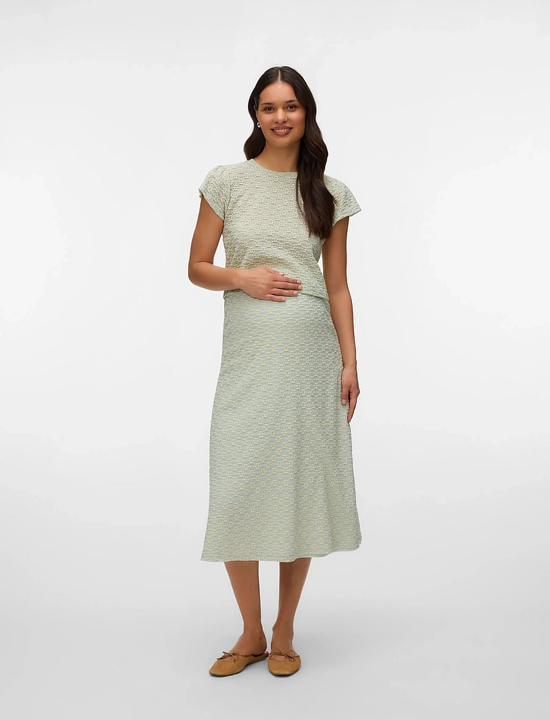 Mamalicious - MLBLOOMY HW JRS MIDI SKIRT - underdele - jadeite - 3