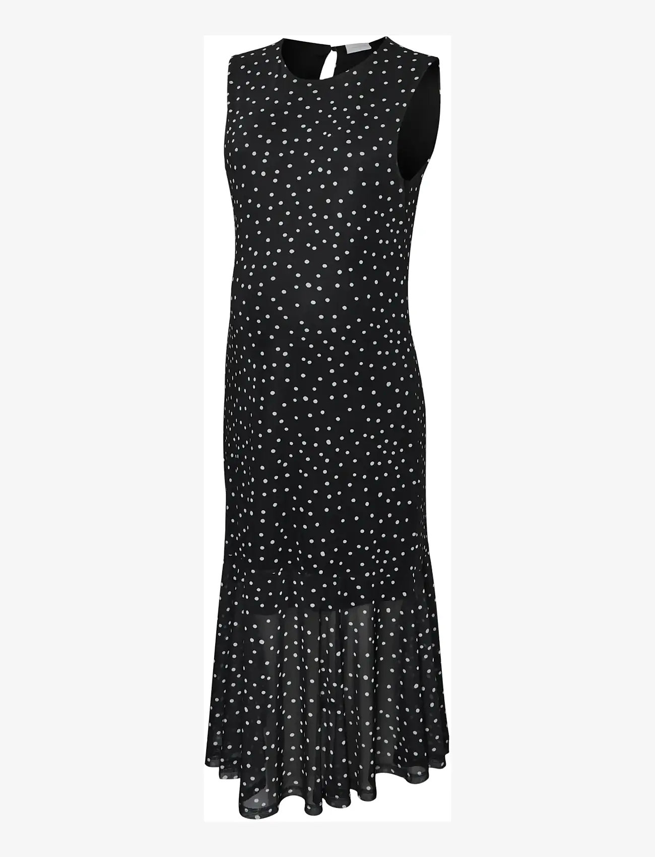 Mamalicious - MLSARA SL JRS MIDI DRESS - sommerkjoler - black - 0