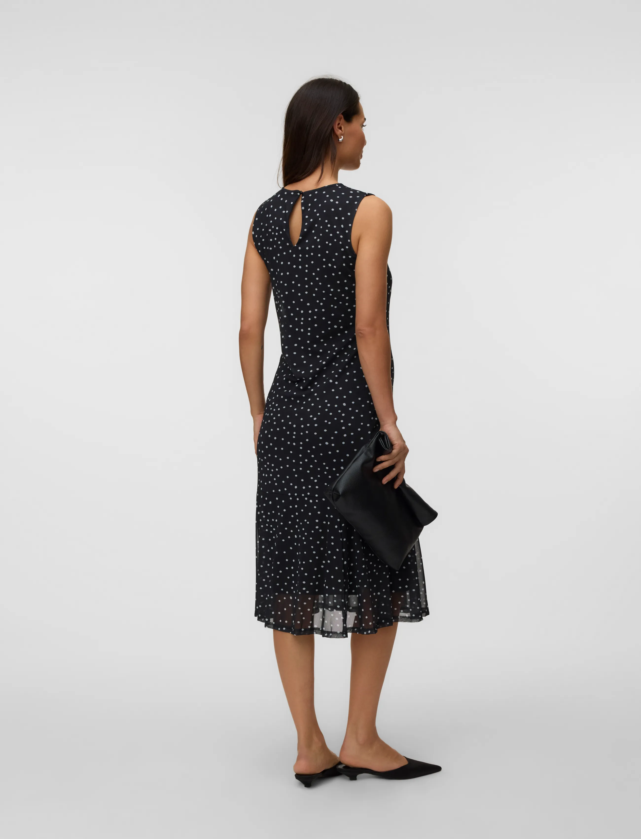 Mamalicious - MLSARA SL JRS MIDI DRESS - sommerkjoler - black - 2