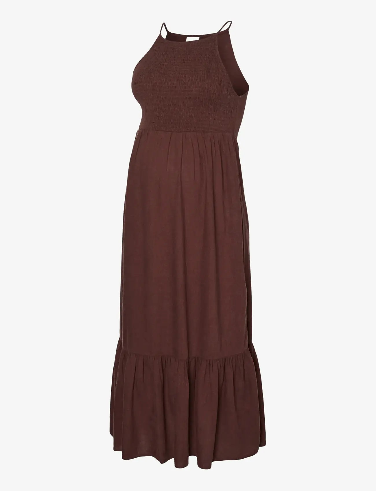 Mamalicious - MLNEBULA S/L SMOCK WO MIDI DRESS - midi dresses - fudgesickle - 1