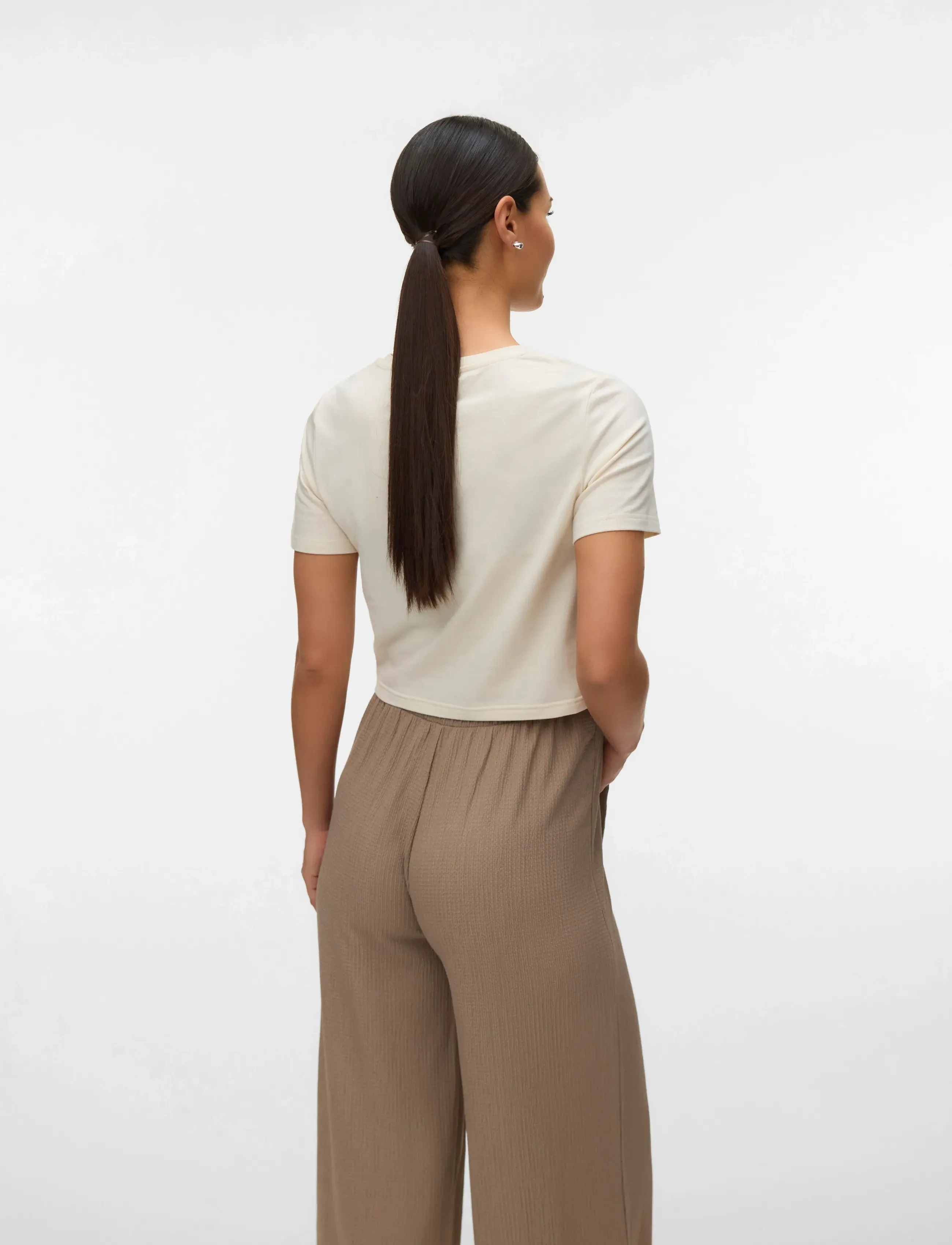 Mamalicious - MLMAI SS JRS CROP TOP - Överdelar - birch - 2