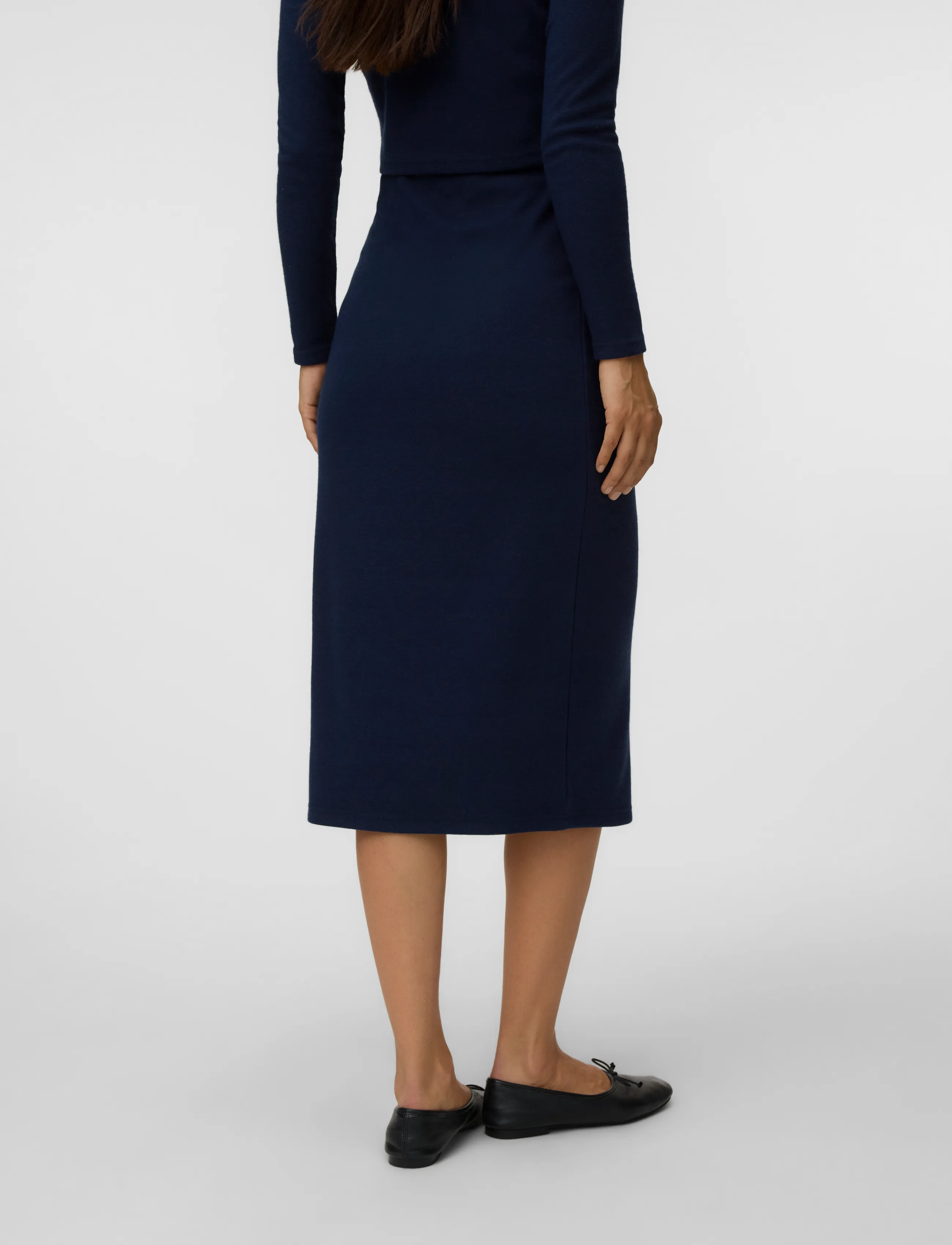 Mamalicious - MLRIGA JRS MIDI SKIRT HW - navy blazer - 3