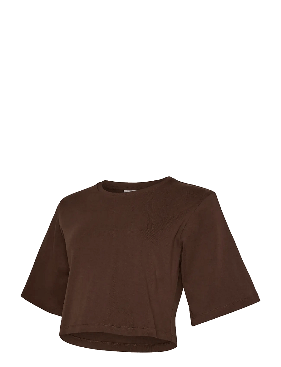 Mamalicious - MLLANE 24 JRS SHORT TOP - tops - hot fudge - 1