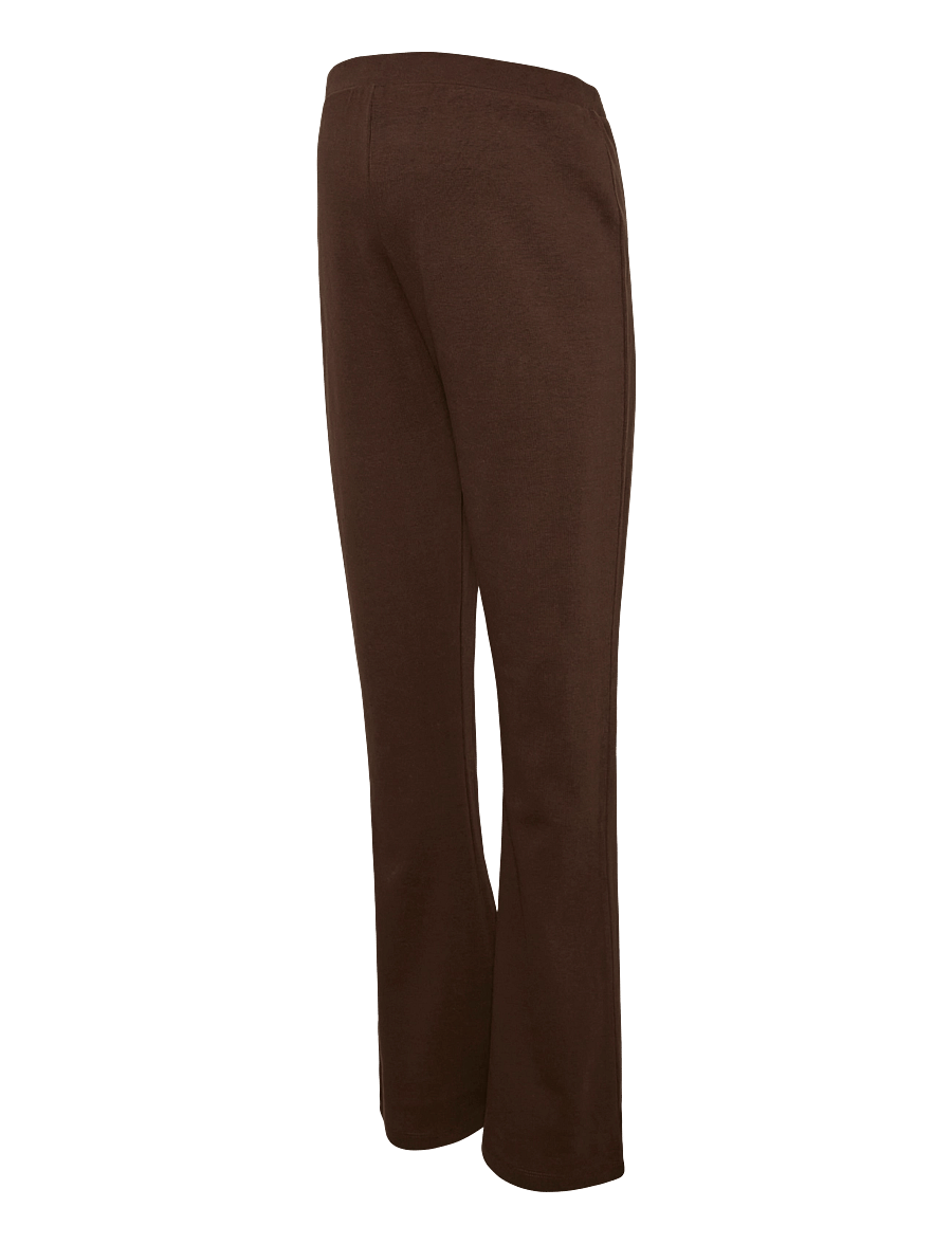 Mamalicious - MLLANE FLARED JRS PANTS HW - nederdelar - hot fudge - 1