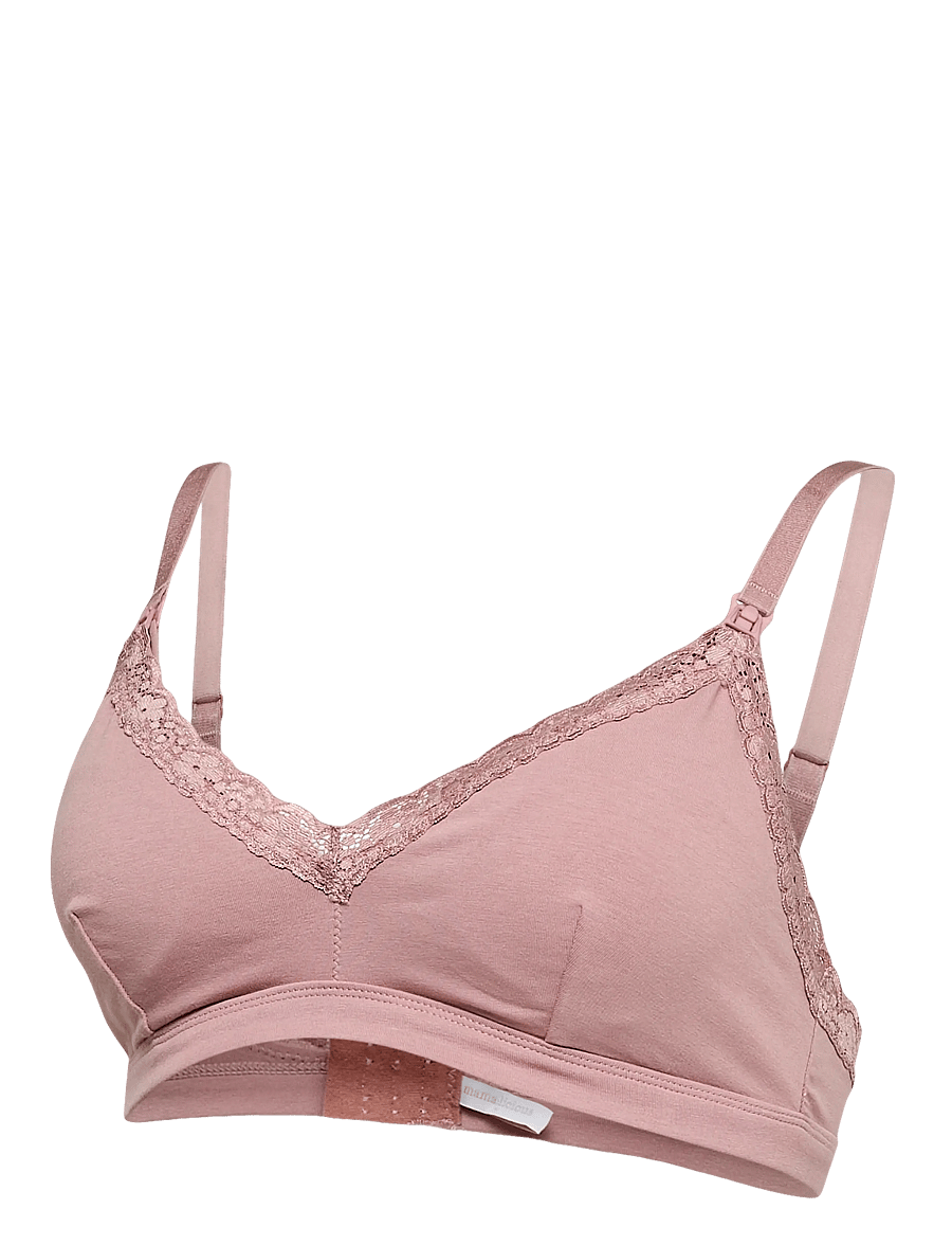 Mamalicious - MLSIFFA LACE FEED ME BRA 2F - bh'er uden bøjle - woodrose - 0