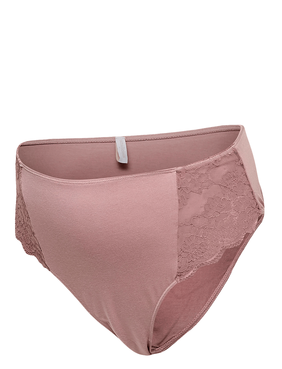 Mamalicious - MLSIFFA LACE PANTIES HW 2-P - alusvaatteet - woodrose - 0