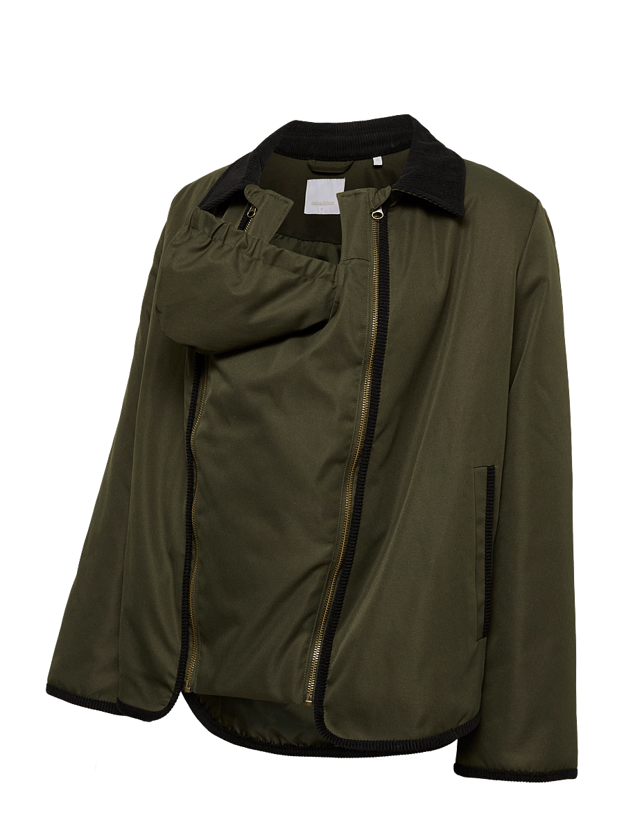 Mamalicious - MLNOMI 3IN1 JACKET - rasedustooted - forest night - 1